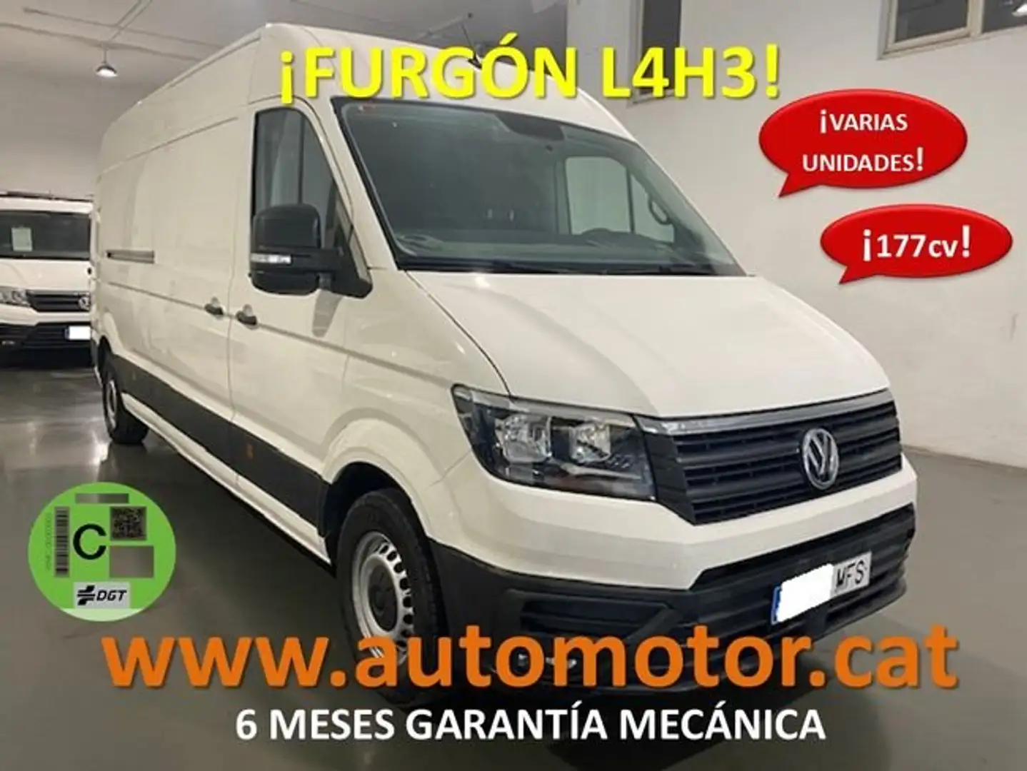 Volkswagen Crafter 35 Furgon BL TA L4H3 2.0TDI 130kW 177CV Blanco - 1