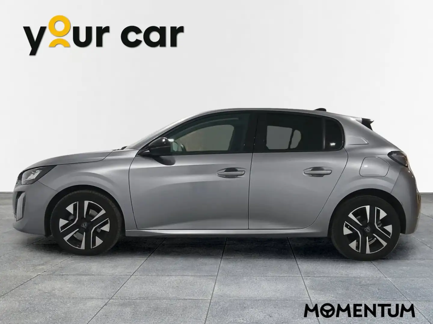 Peugeot 208 1.2 Puretech S&S Allure 100 Gris - 2