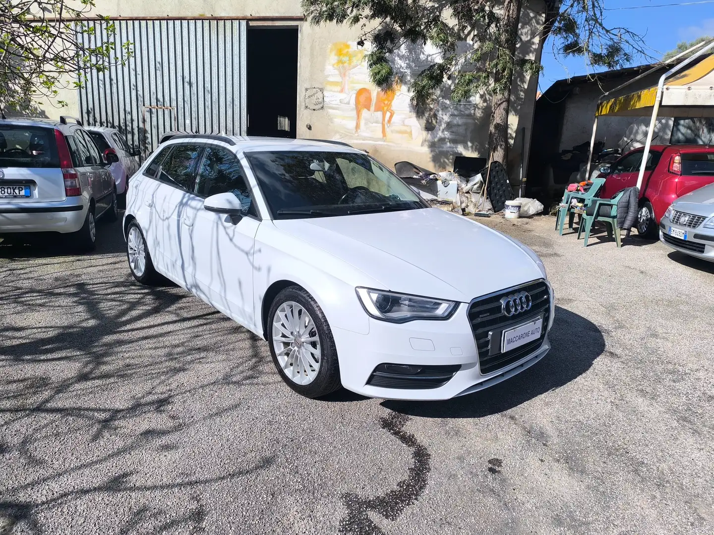 Audi A3 SPB 2.0 TDI 150 CV QUATTRO AMBITION Wit - 2