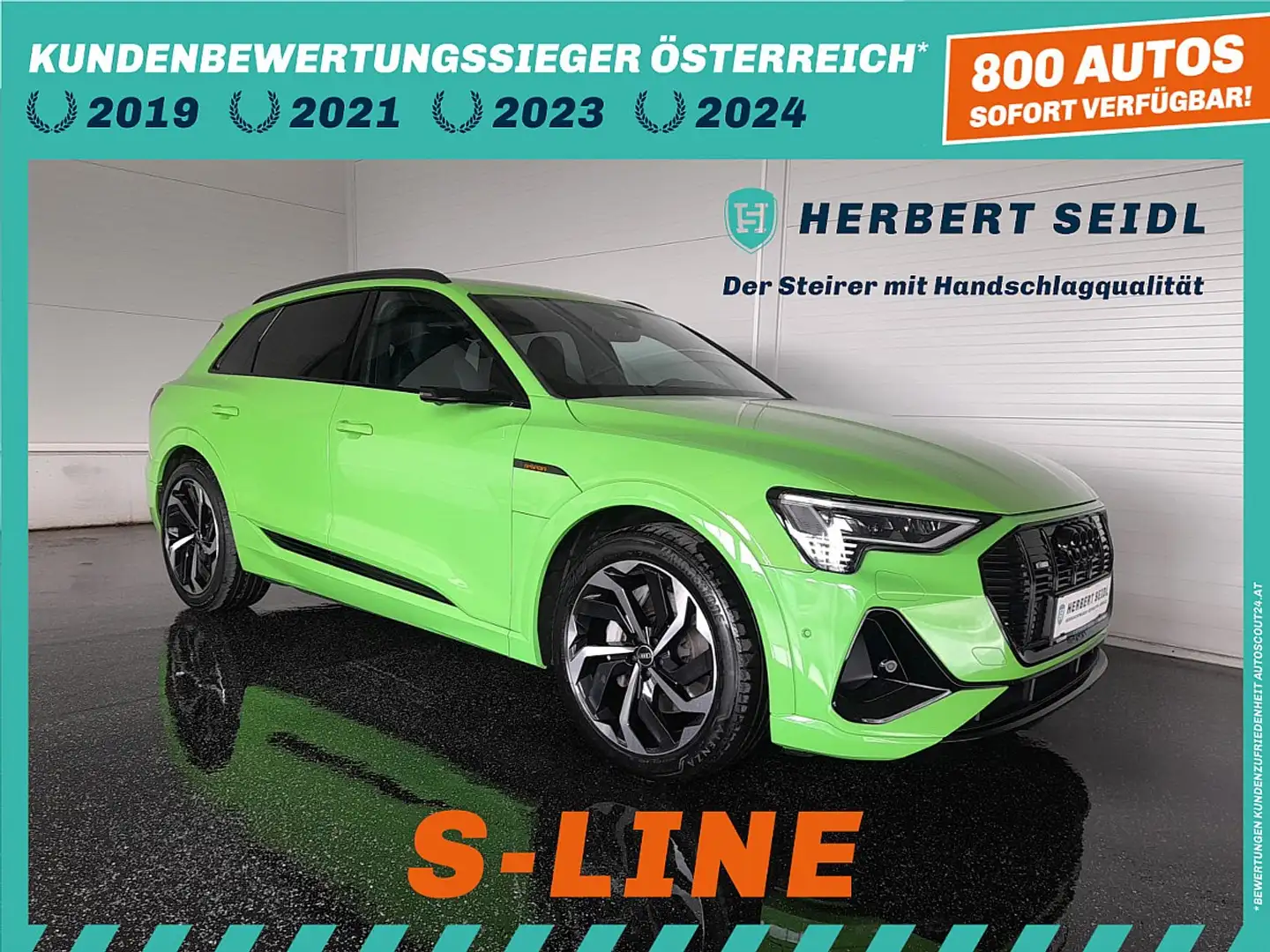 Audi e-tron 55 quattro S-LINE Audi Exclusive *NP € 119.843,... Vert - 1