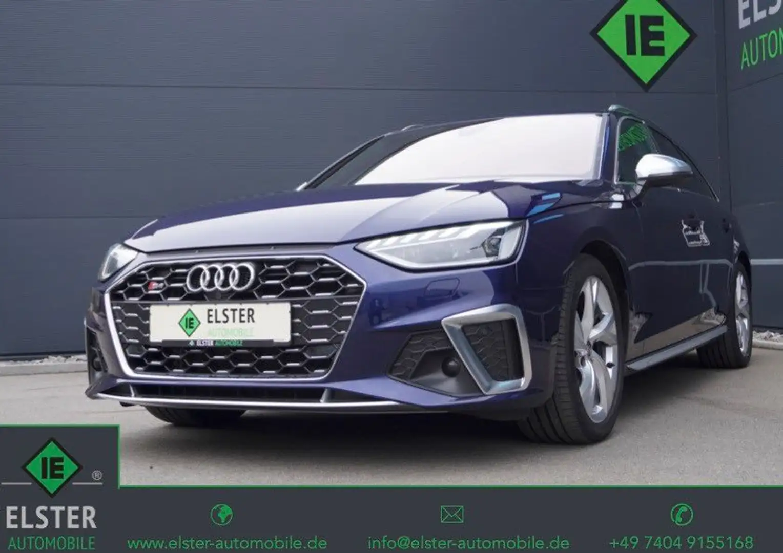Audi S4 Avant 3.0 TDI quattro Matrix LED AHK Standhei Синій - 1