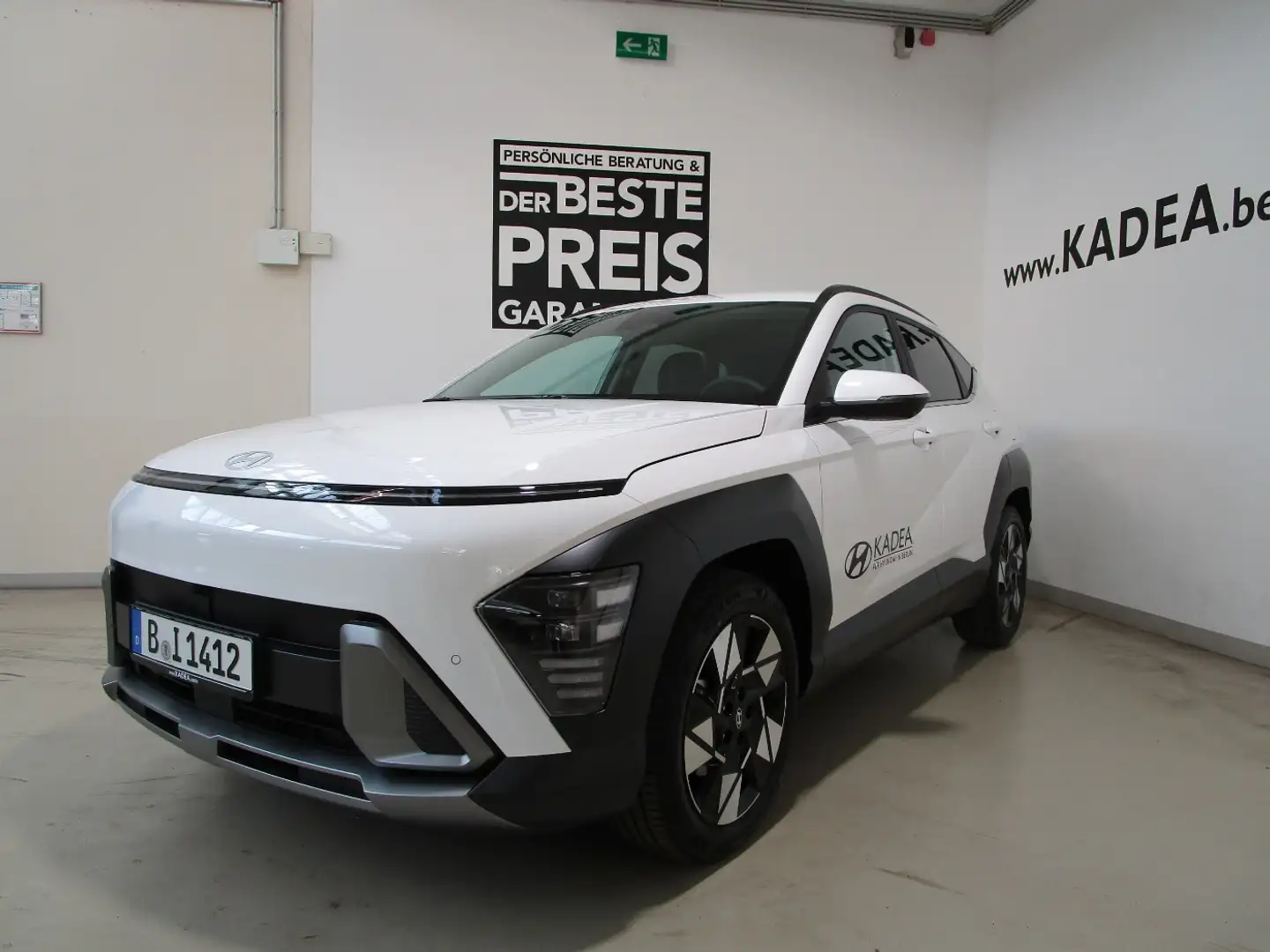 Hyundai KONA 1.6 T-GDI Prime ACC+LED+Navi+SHZ+2xKlima+LM Weiß - 2