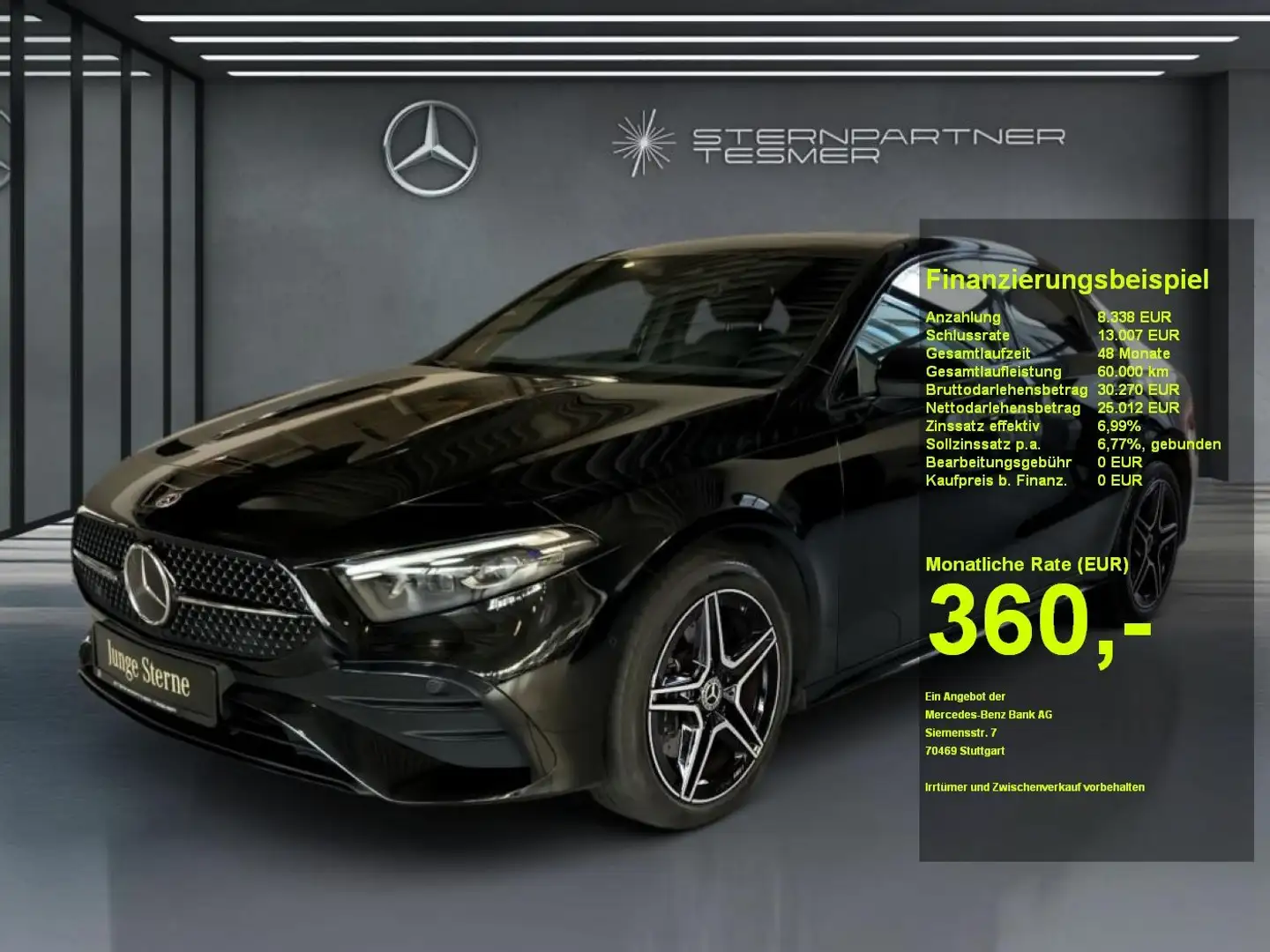 Mercedes-Benz A 250 e +AMG+Night+PANO+KAMERA+Ambiente+SHZ+AUT Nero - 1