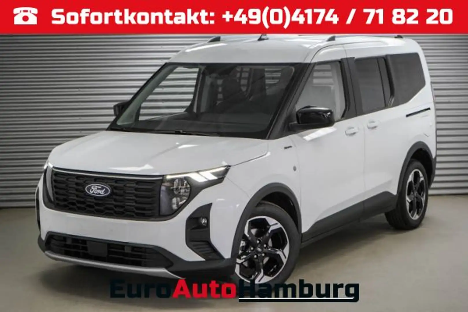 Ford Tourneo Courier 1,0 EcoBoost A7 Active - L -LAG. Weiß - 1