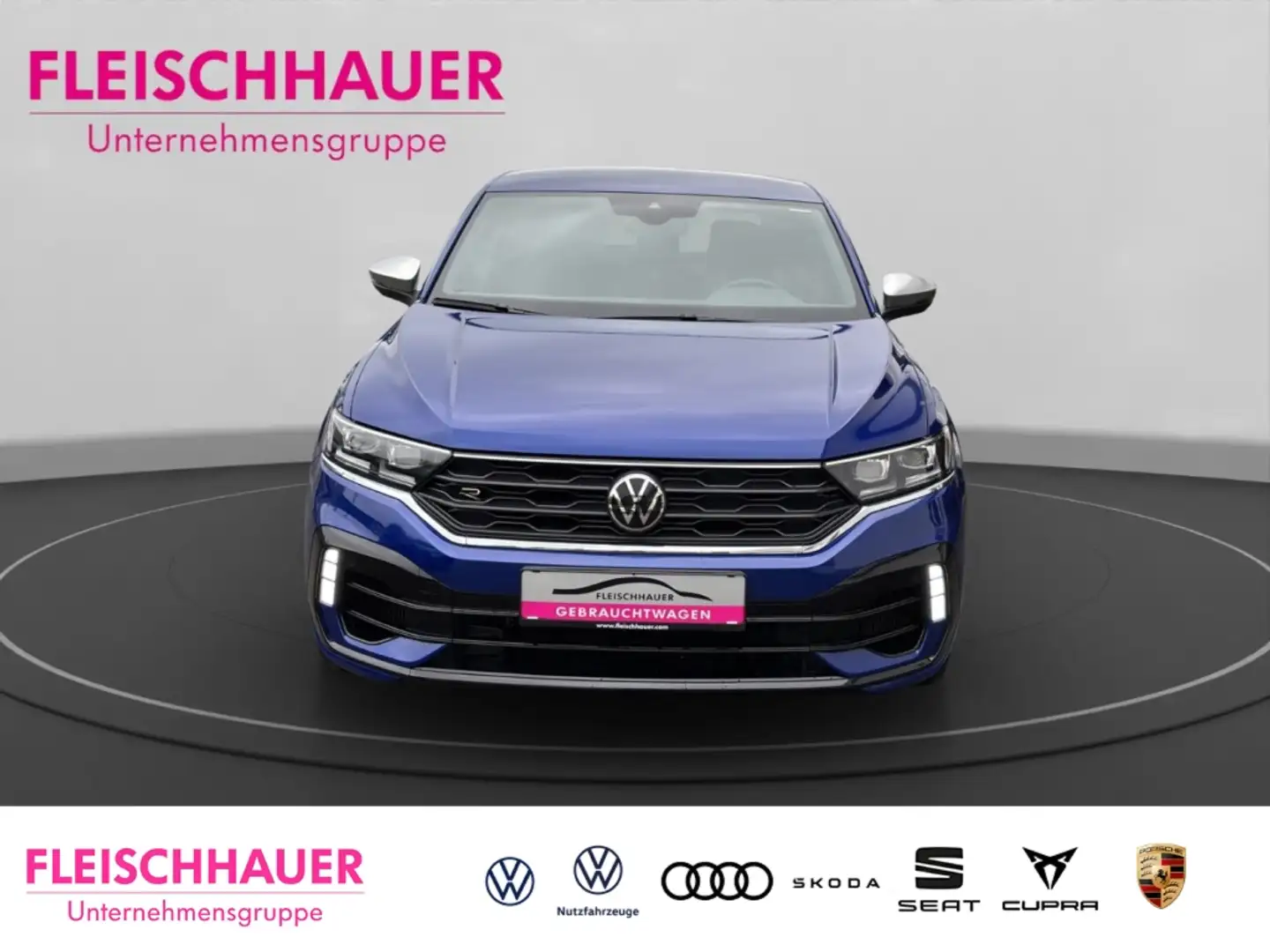 Volkswagen T-Roc 4Motion TSI 2.0 DSG+LED+SHZ+ACC+DAB Blau - 2