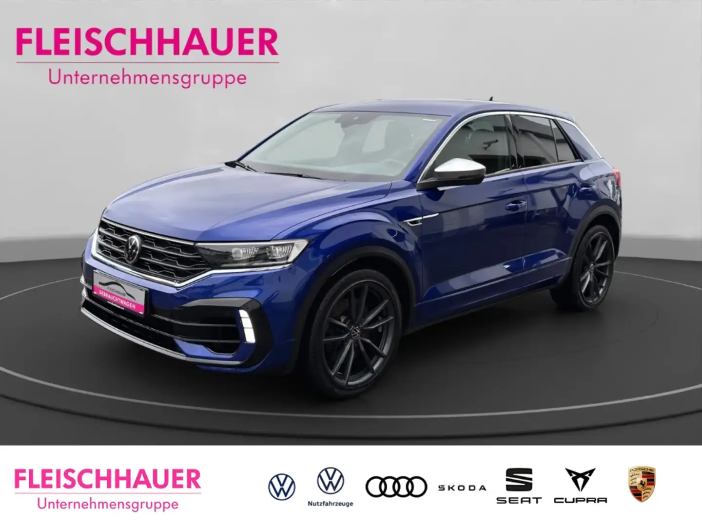 Volkswagen T-Roc 4Motion TSI 2.0 DSG+LED+SHZ+ACC+DAB Blau - 1