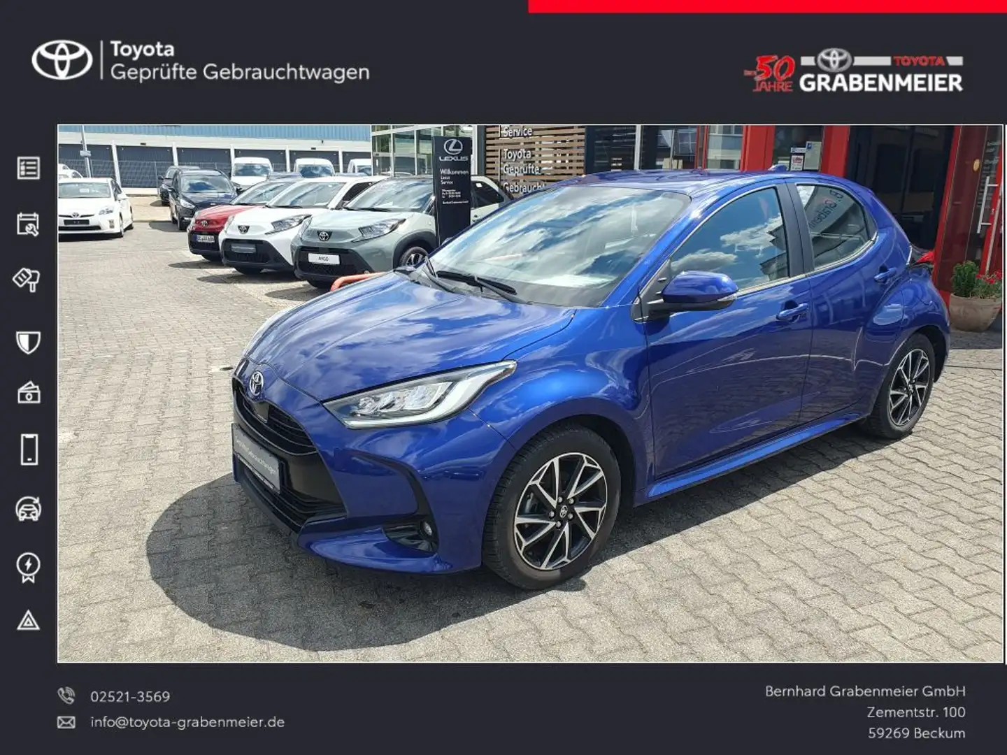 Toyota Yaris 1.5 VVT-i Team Deutschland Bleu - 1