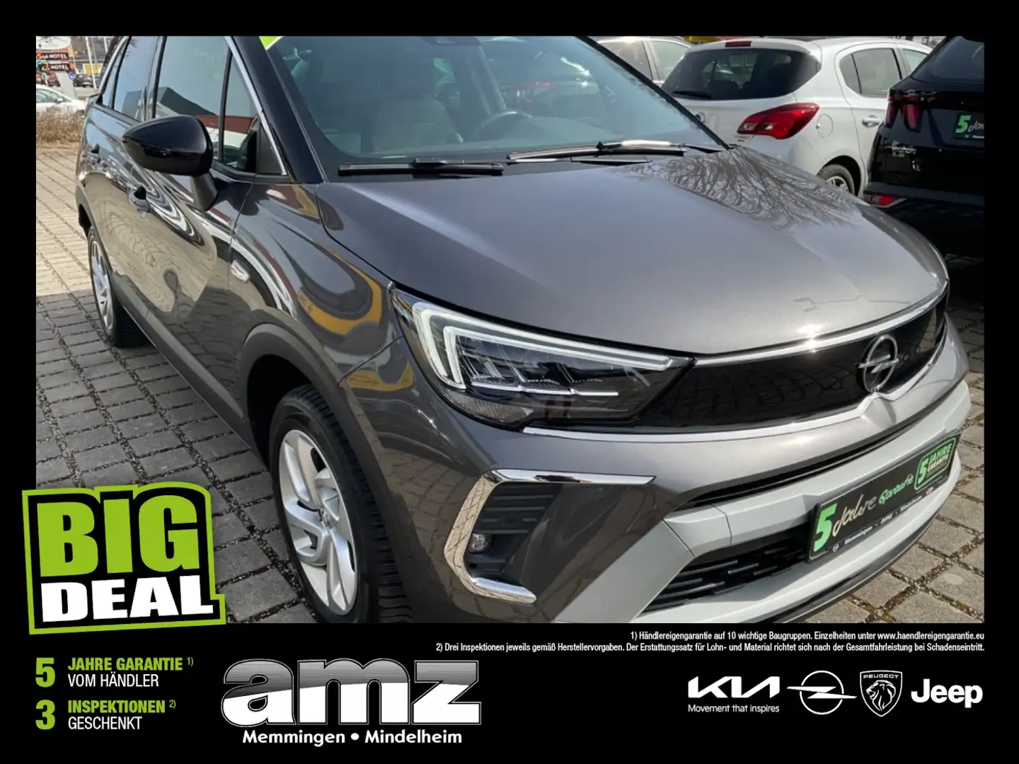 Opel Crossland 1.2 Turbo Elegance Car Play*Klimaautom Grijs - 1