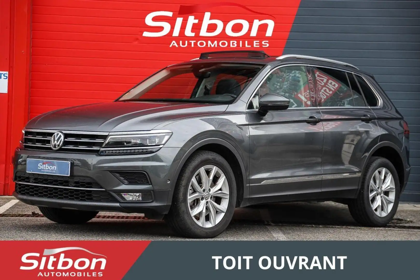 Volkswagen Tiguan 2.0 TDI 190 DSG 7 Carat 4Motion 4x4 TOIT OUVRANT Grau - 1