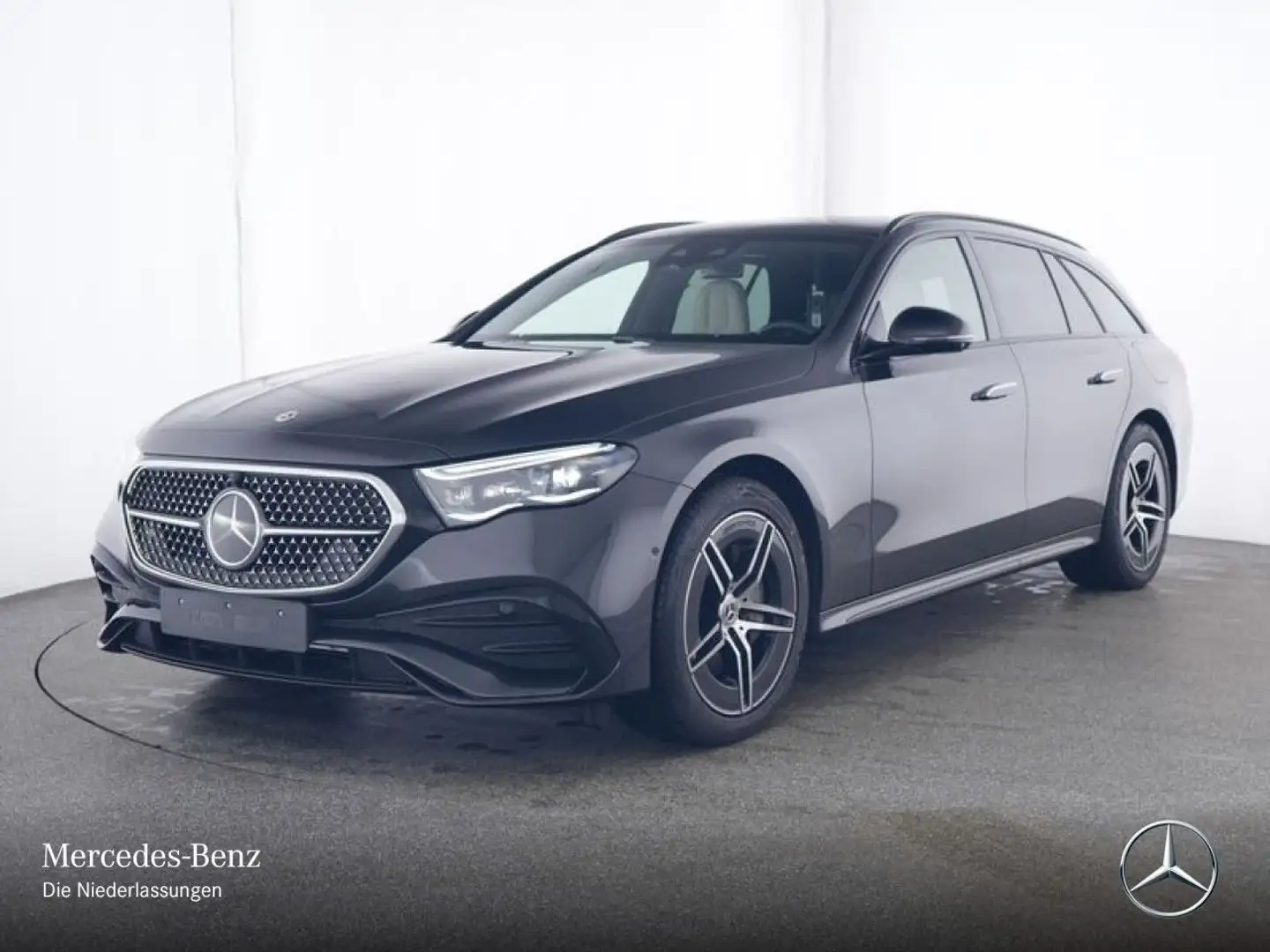 Mercedes-Benz E 300 de T 4M Hybrid AMG Fahrass 360° Pano Distr. Grijs - 2