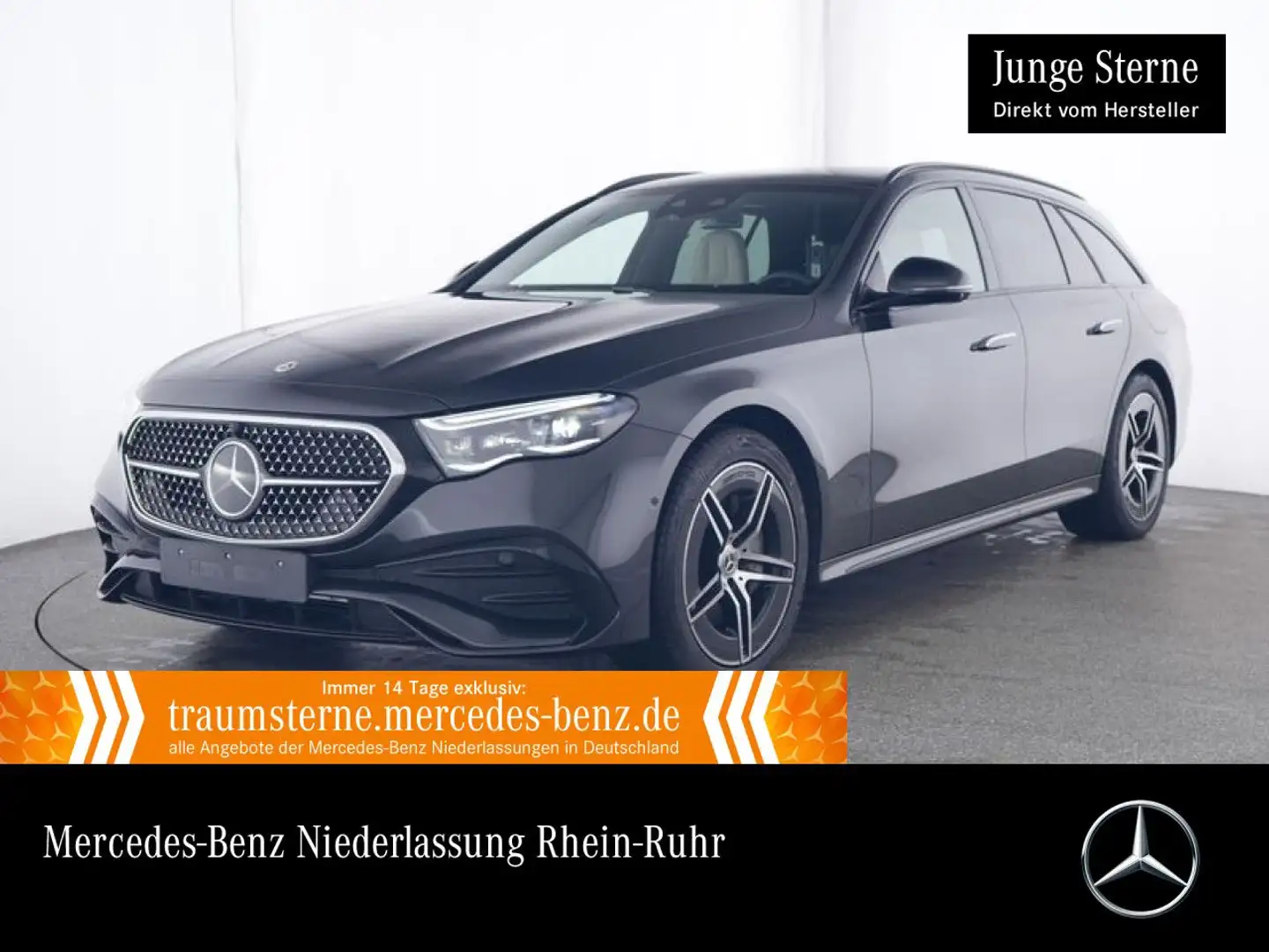 Mercedes-Benz E 300 de T 4M Hybrid AMG Fahrass 360° Pano Distr. Grijs - 1
