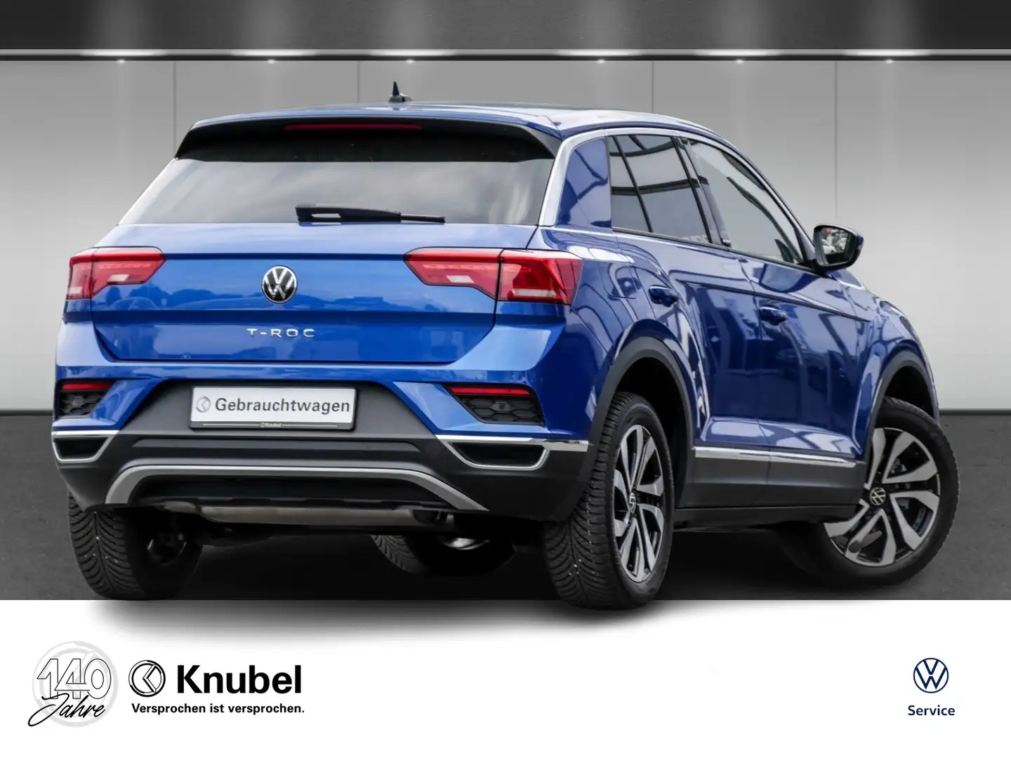 Volkswagen T-Roc Style 1.5 TSI DSG Ass+ LED Navi ACC AHK Blau - 2