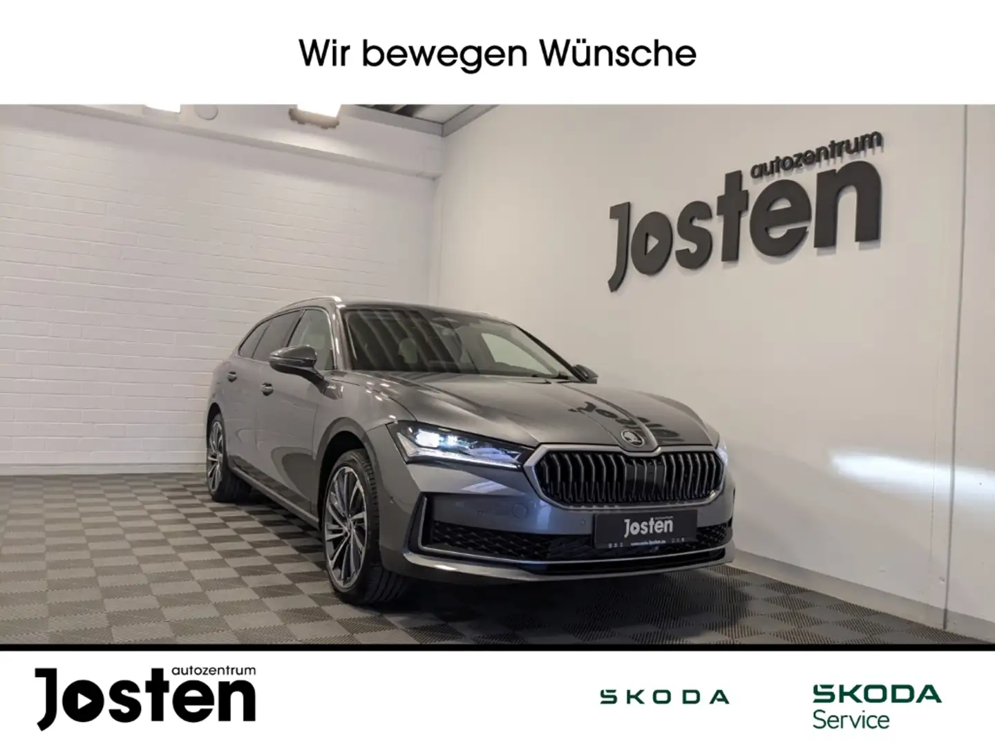 Skoda Superb Combi L&K1.5TSI iV Matrix AHK Pano pACC 360 Gris - 1