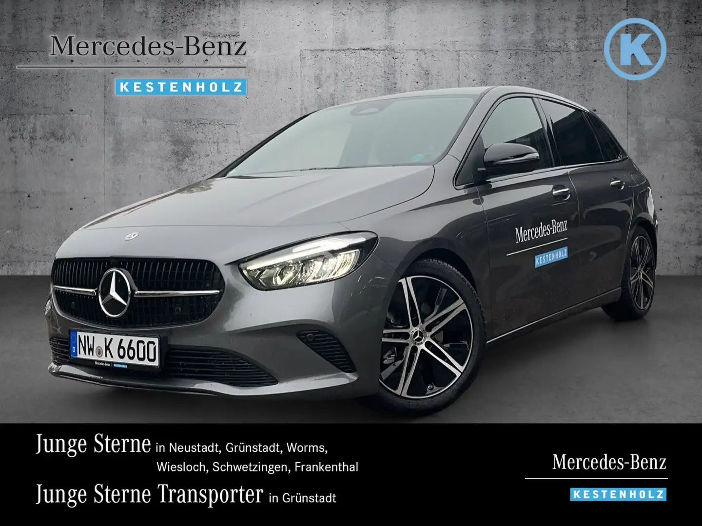 Mercedes-Benz B 200 B 200 d PROGRESSIVE+NIGHT+AHK+DISTRO+KEYL+EASYP Grau - 1