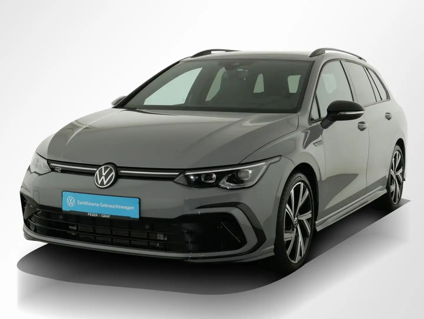 Volkswagen Golf Variant 2.0TDI R Line DSG LED ACC AHK STHZG Grau - 1