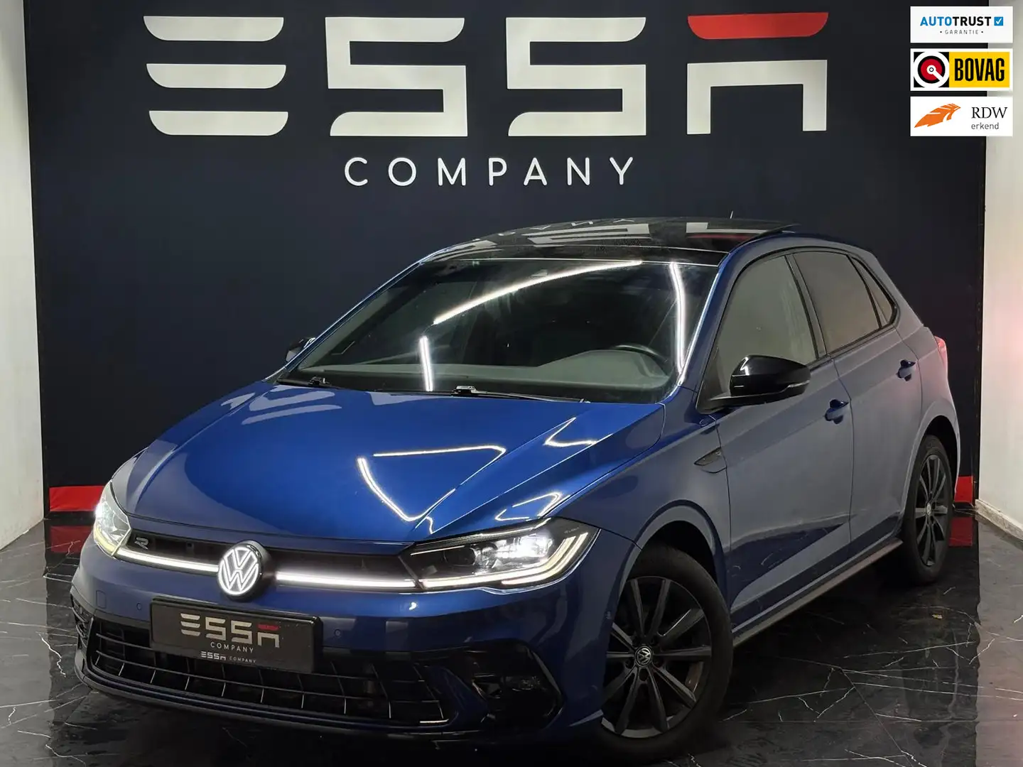 Volkswagen Polo 1.0 TSI R-Line Pano IQ CarPlay DSG Matrix Dodehoek Bleu - 1