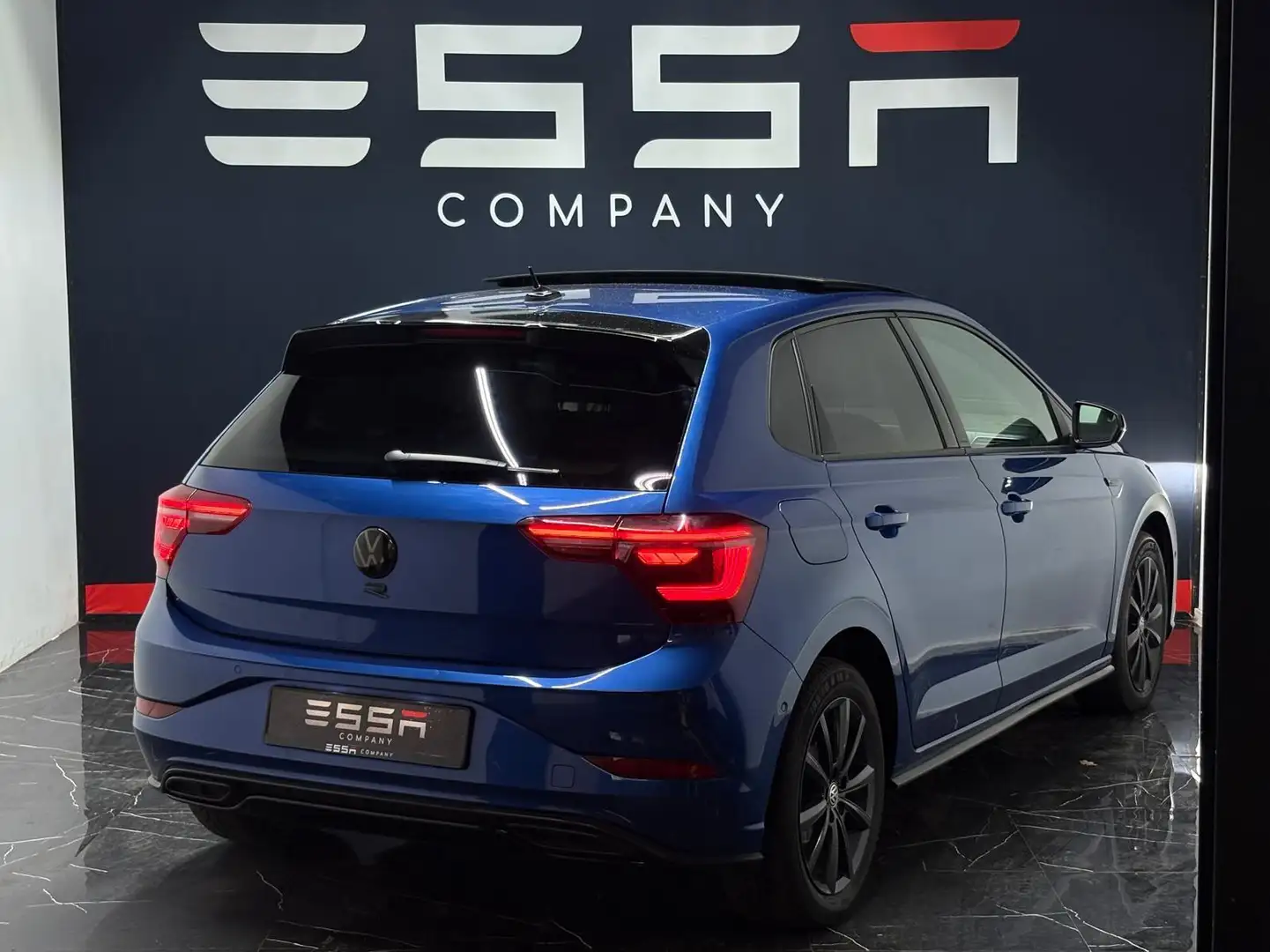 Volkswagen Polo 1.0 TSI R-Line Pano IQ CarPlay DSG Matrix Dodehoek Bleu - 2