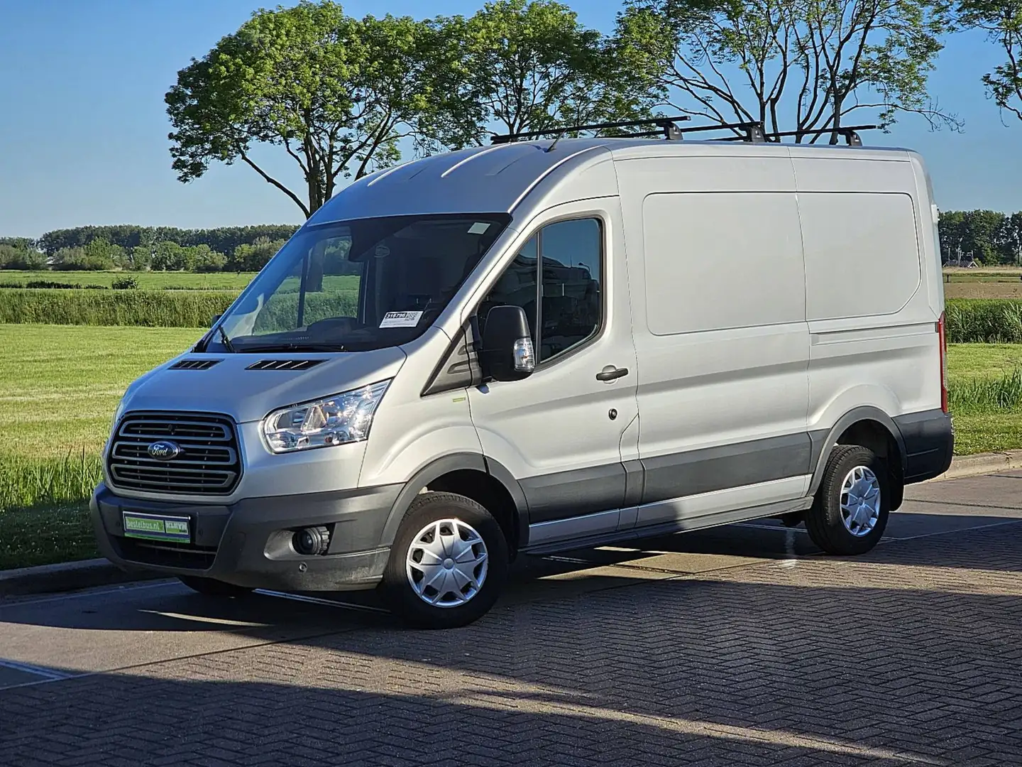 Ford Transit 2.0 L2H2 170Pk Euro6 AC! Zilver - 2