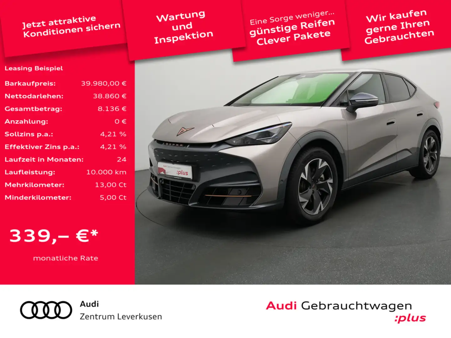 CUPRA Tavascan Endurance KEYLESS KAM LED SHZ PDC VIRT Schwarz - 1