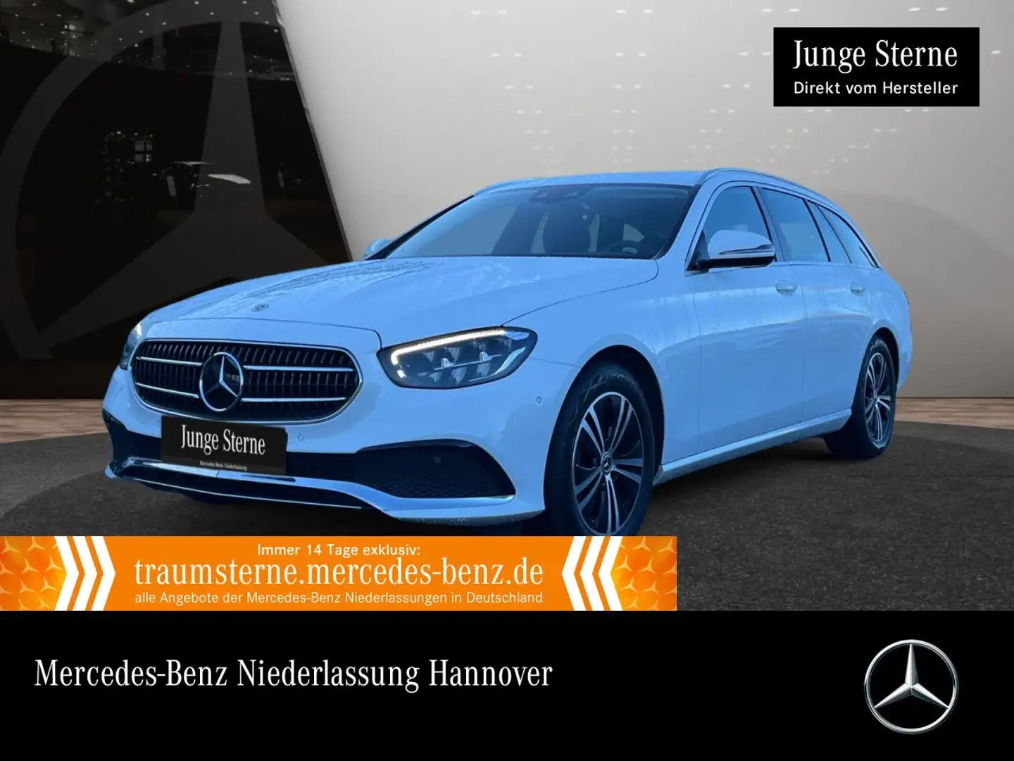 Mercedes-Benz E 200 d T AVANTG+AHK+LED+FAHRASS+KAMERA+9G Weiß - 1