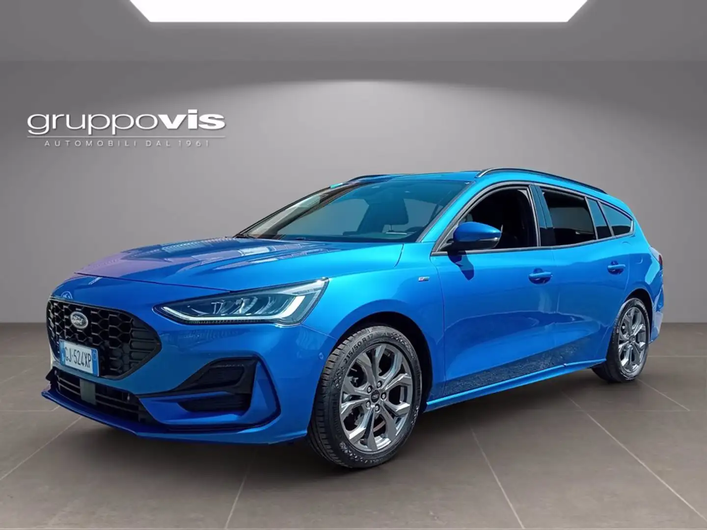 Ford Focus m-hybrid ST-Line X SW Blauw - 1