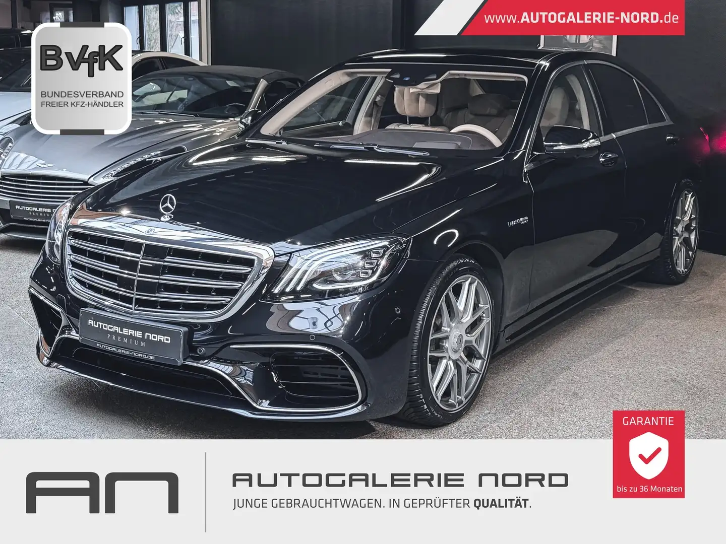 Mercedes-Benz S 560 4Matic S63 AMG Styling+3D Burmester+Pano Negru - 1