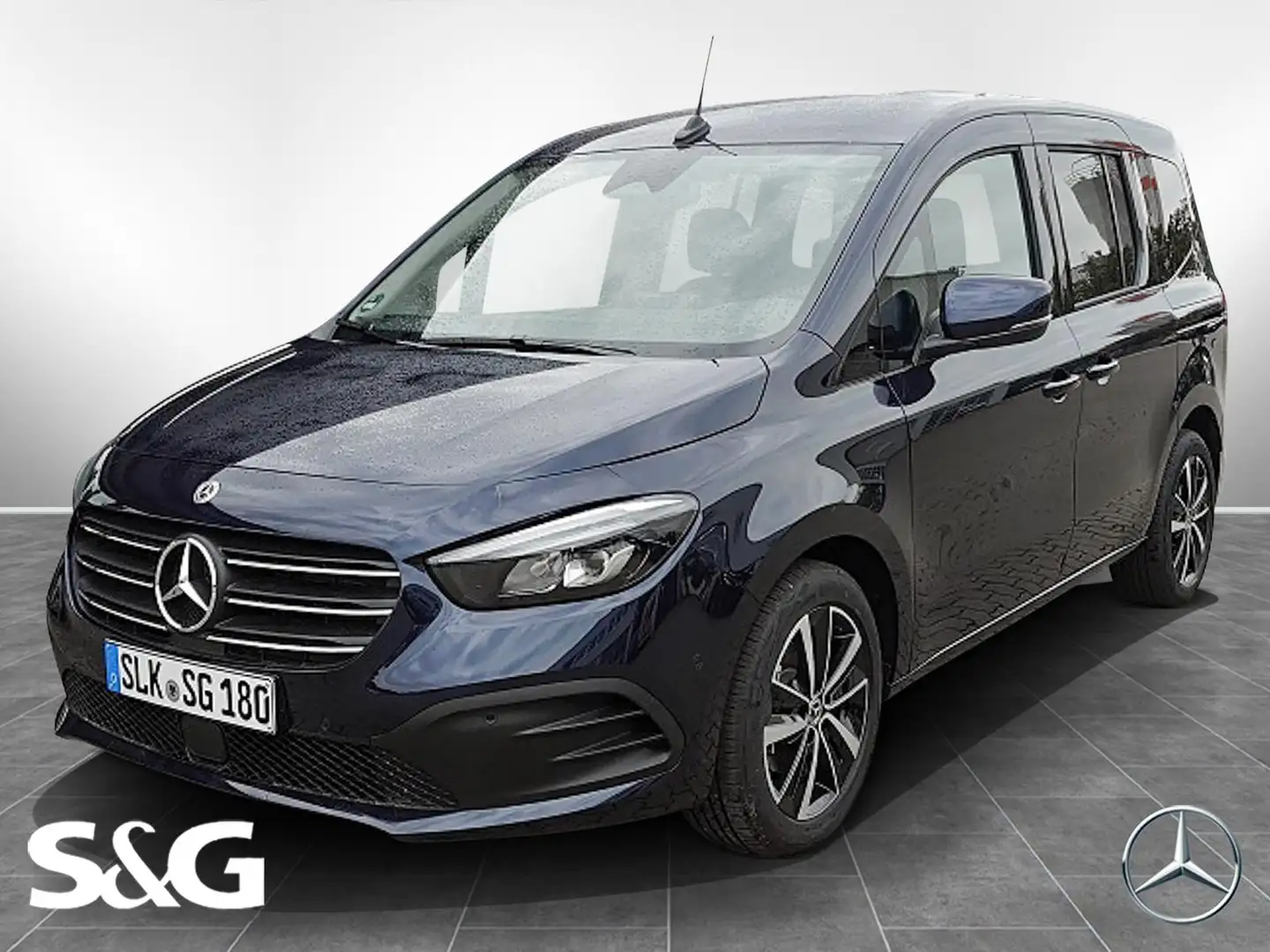 Mercedes-Benz T-Klasse 180 D PROGRESSIVE Ed. MBUX+LED+RüKam Blau - 1
