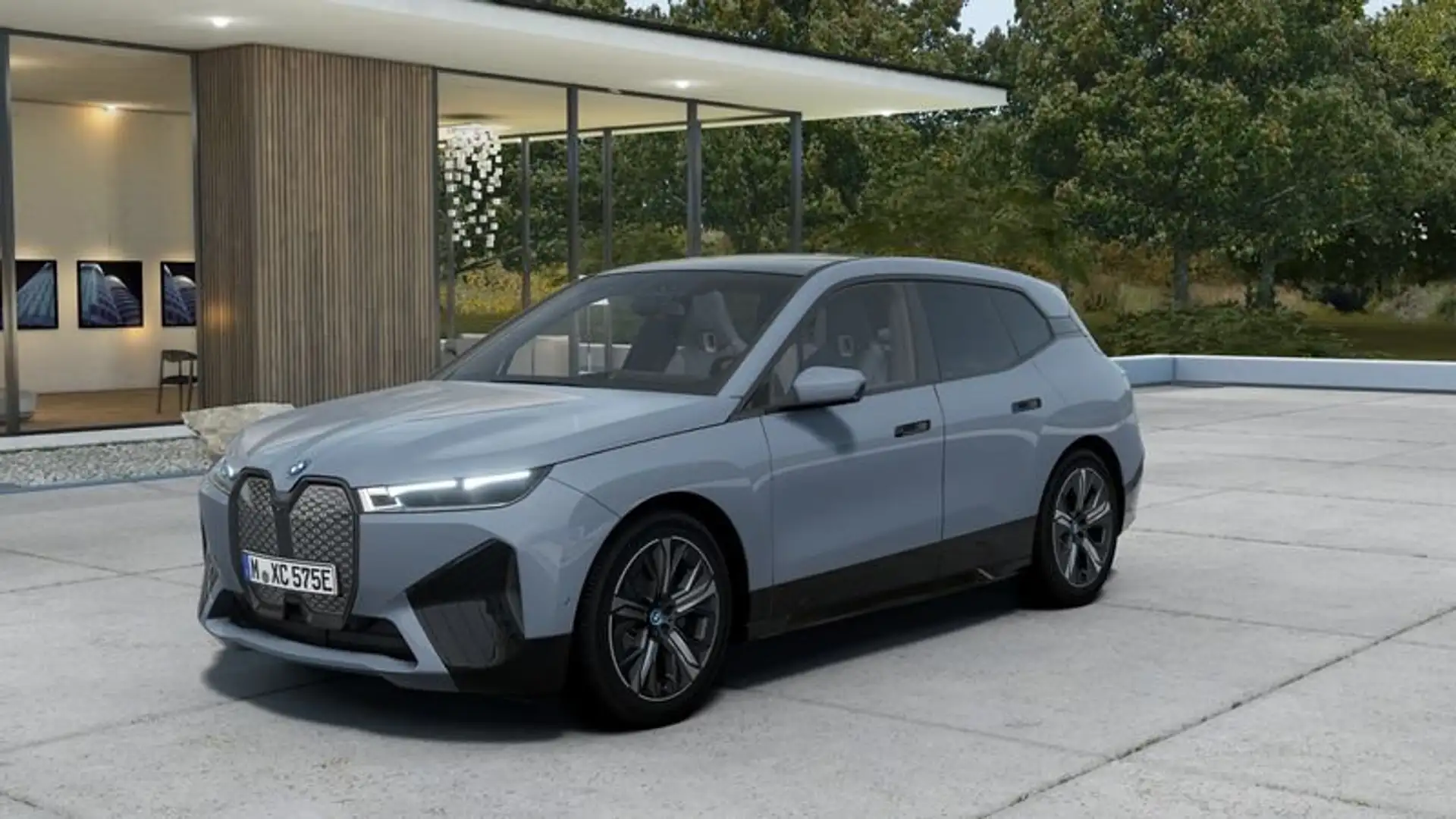 BMW iX xDrive40 Pacchetto Sportivo Grigio - 1
