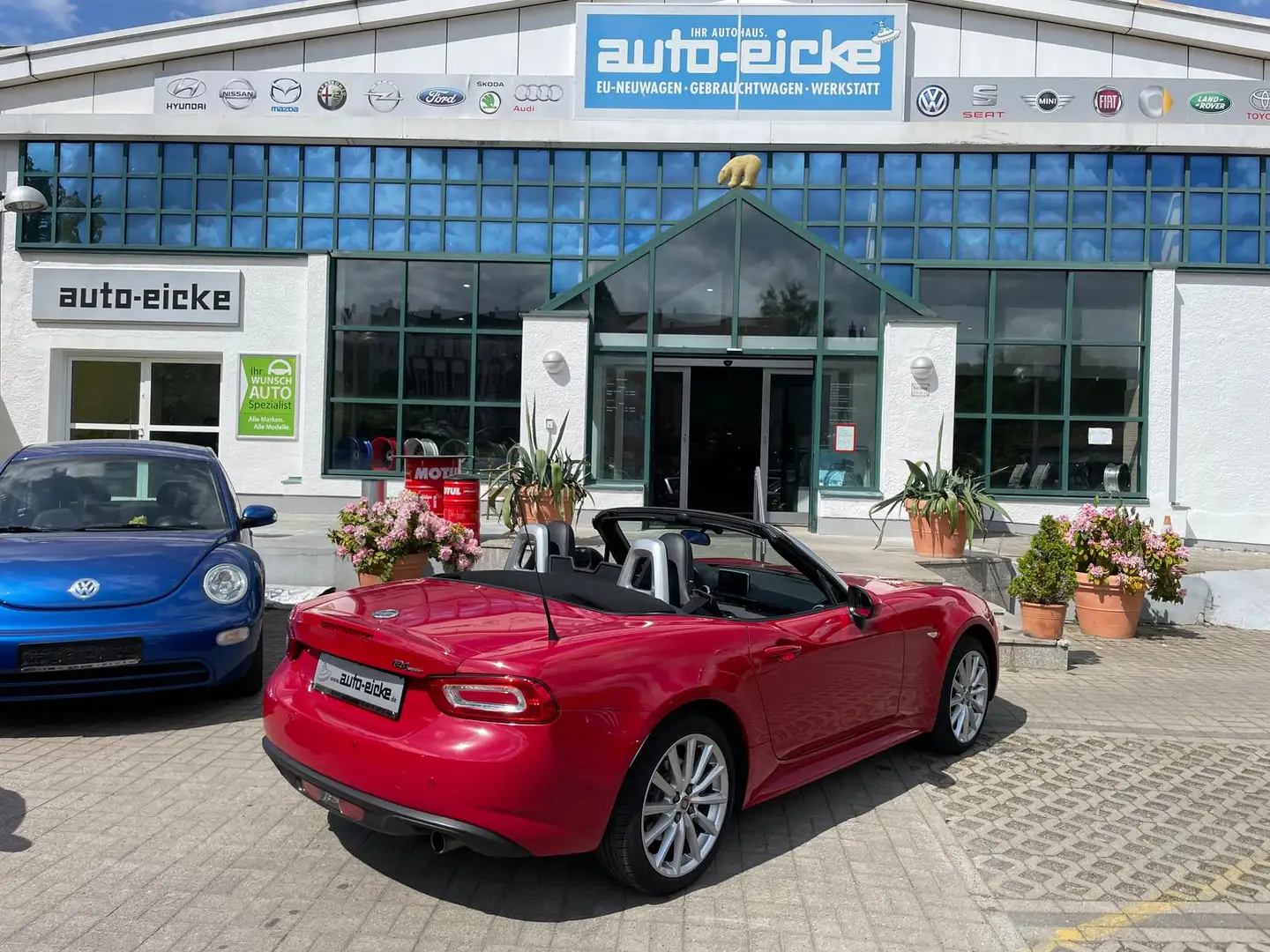 Fiat 124 Spider Turbo Lusso BOSE NAVI LEDER Rot - 2
