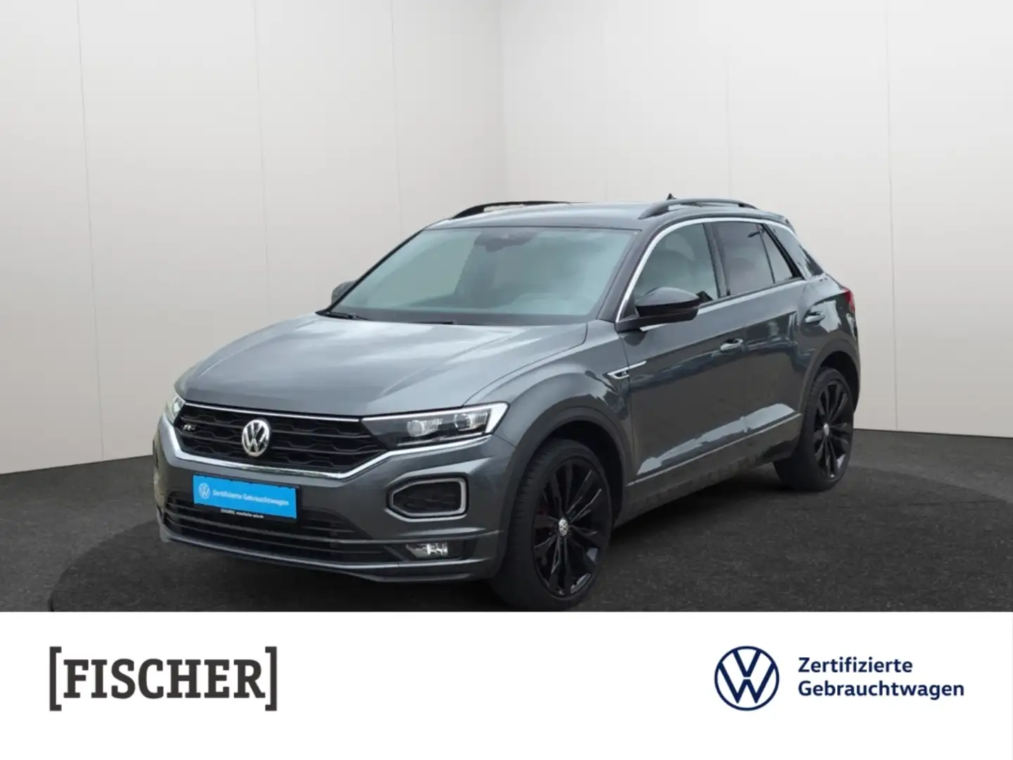 Volkswagen T-Roc 2.0TDI 4Motion DSG Sport R-Line LED Navi Leder Grau - 1