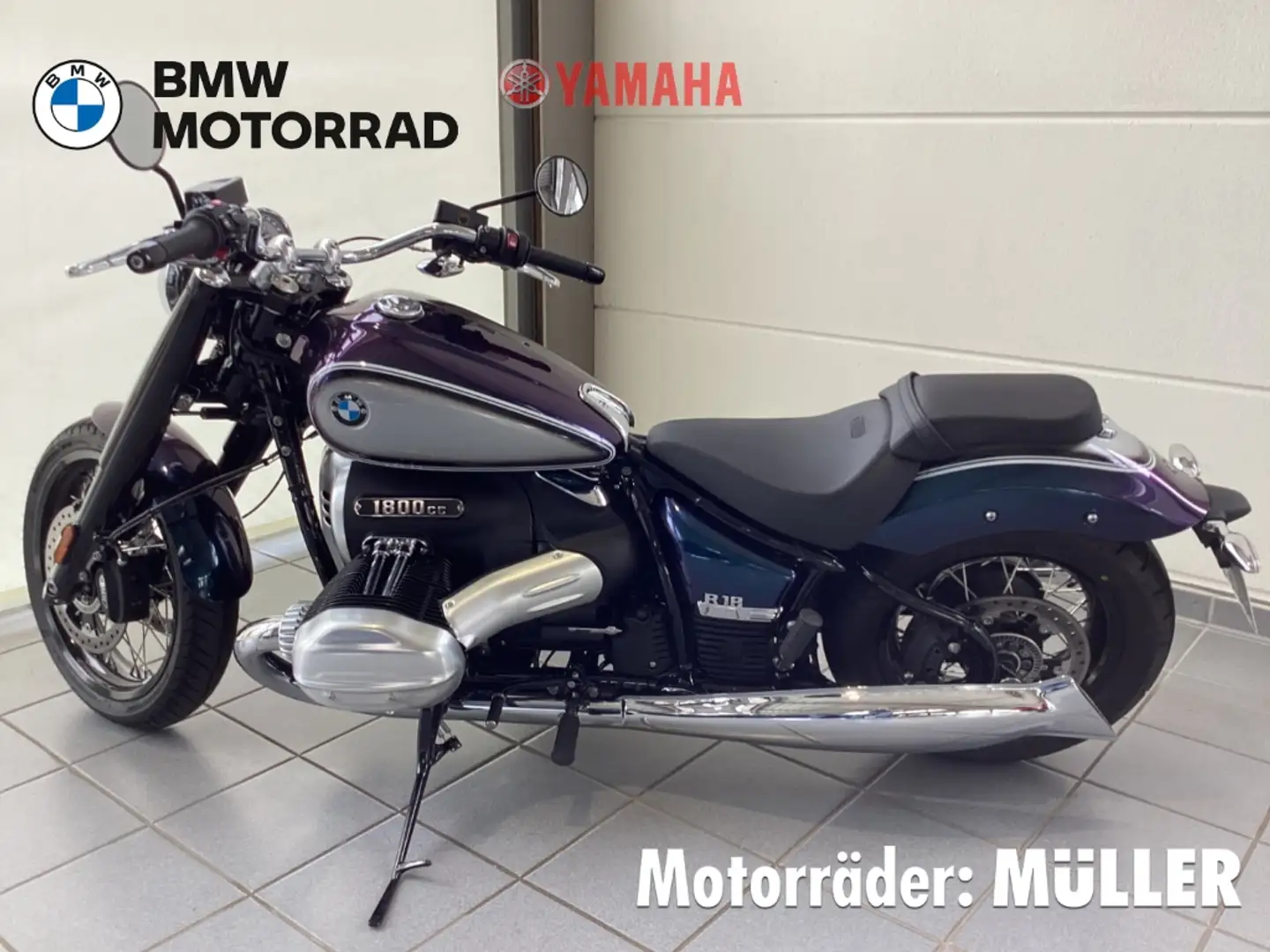 BMW R 18 Option 719 galaxy dust, Rückfahrhi. Mauve - 2