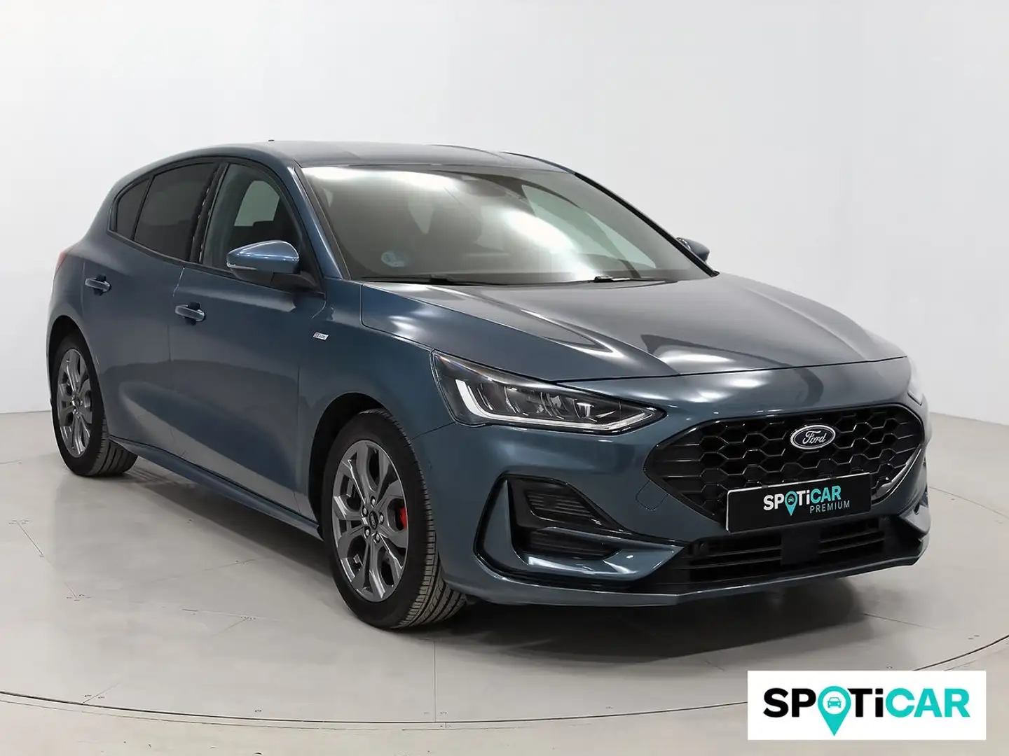 Ford Focus 1.0 Ecoboost MHEV 92kW ST-Line Style SIP Bleu - 1