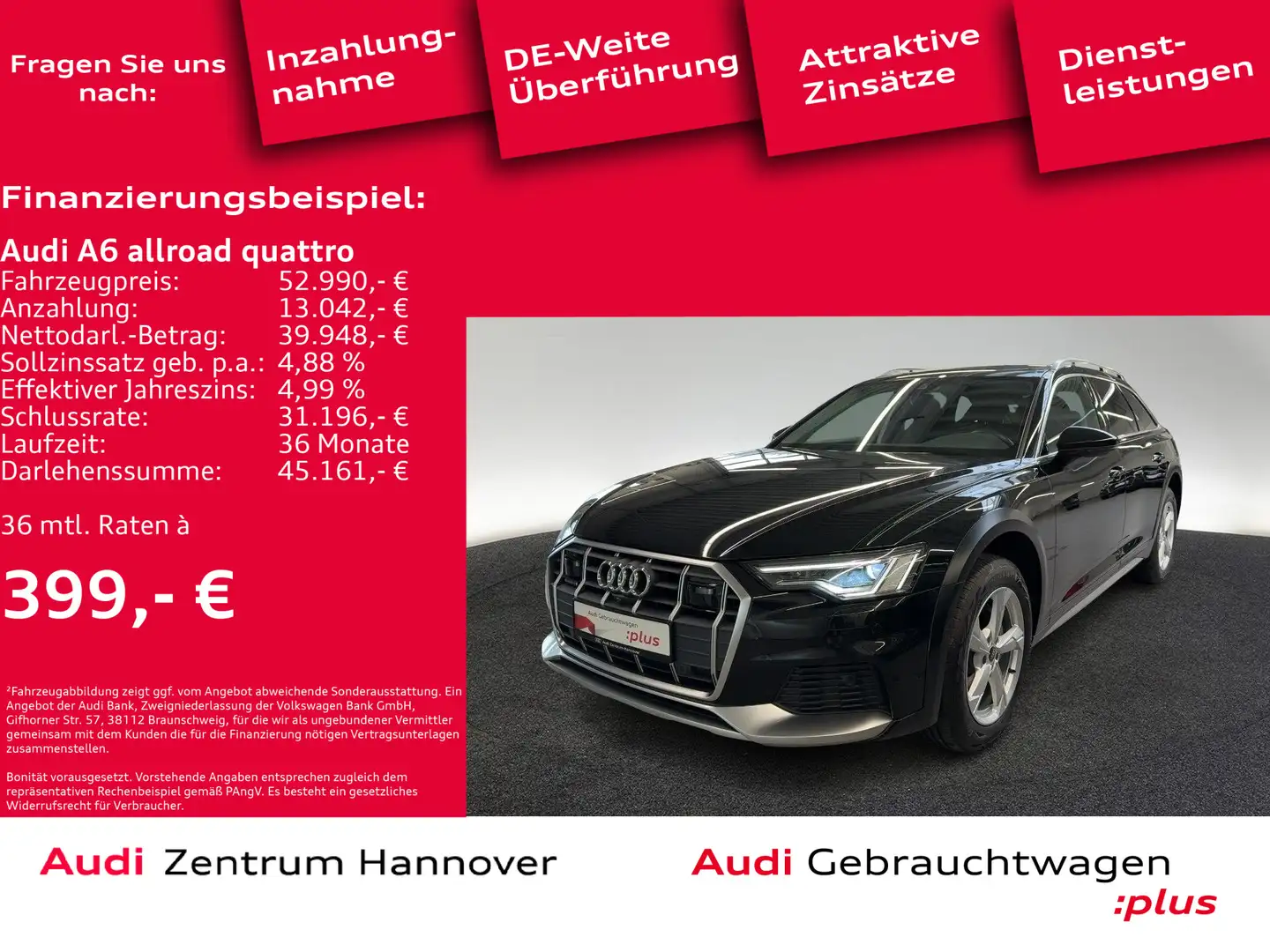 Audi A6 allroad 50 TDI Standh. Pano Matrix Lu Schwarz - 2