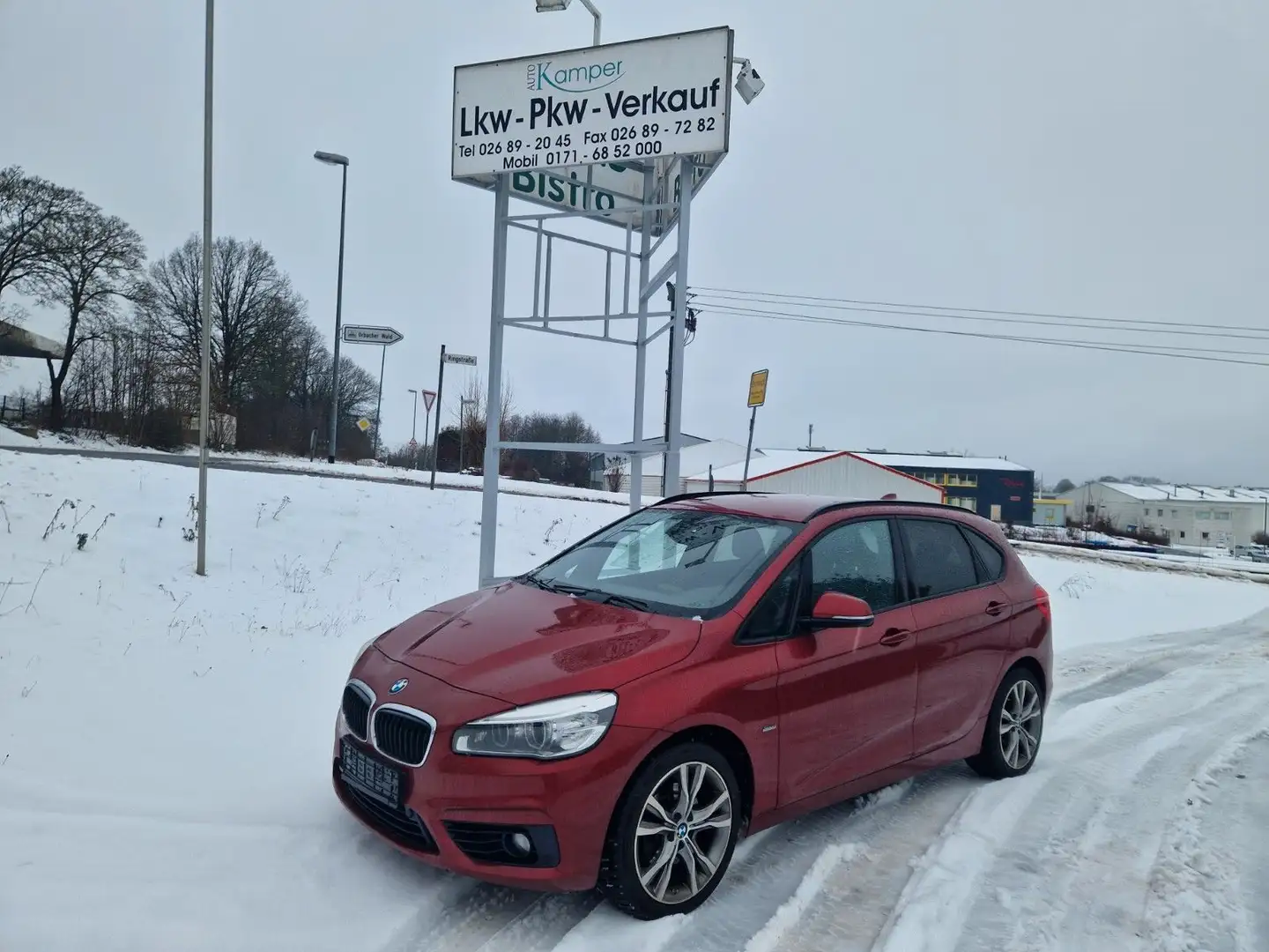 BMW 220 2 Active Tourer 220 d Sport LIne Rot - 1