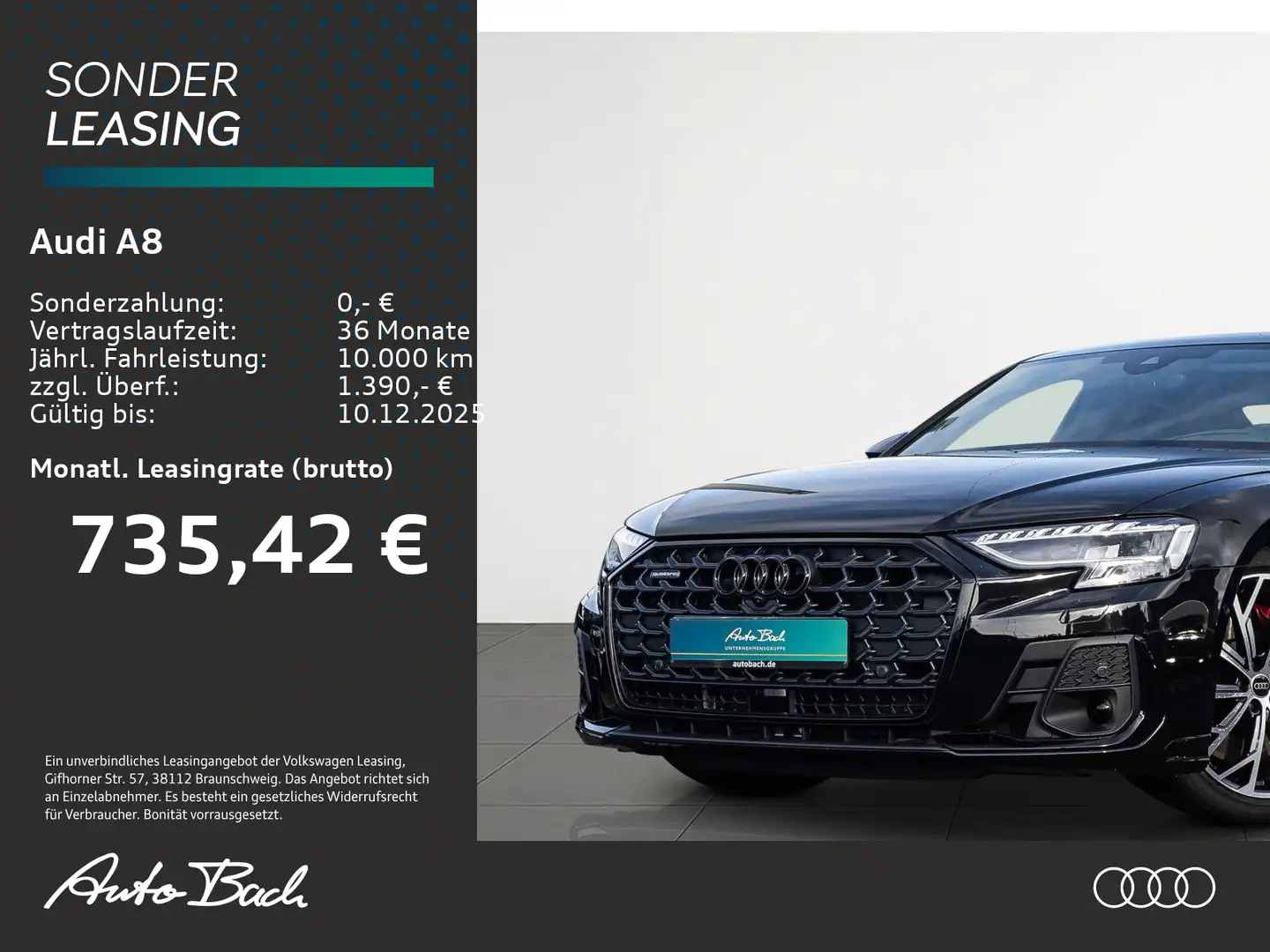 Audi A8 60 TFSI e S-Line 462PS ***35% gültig bis 09.1 Zwart - 2