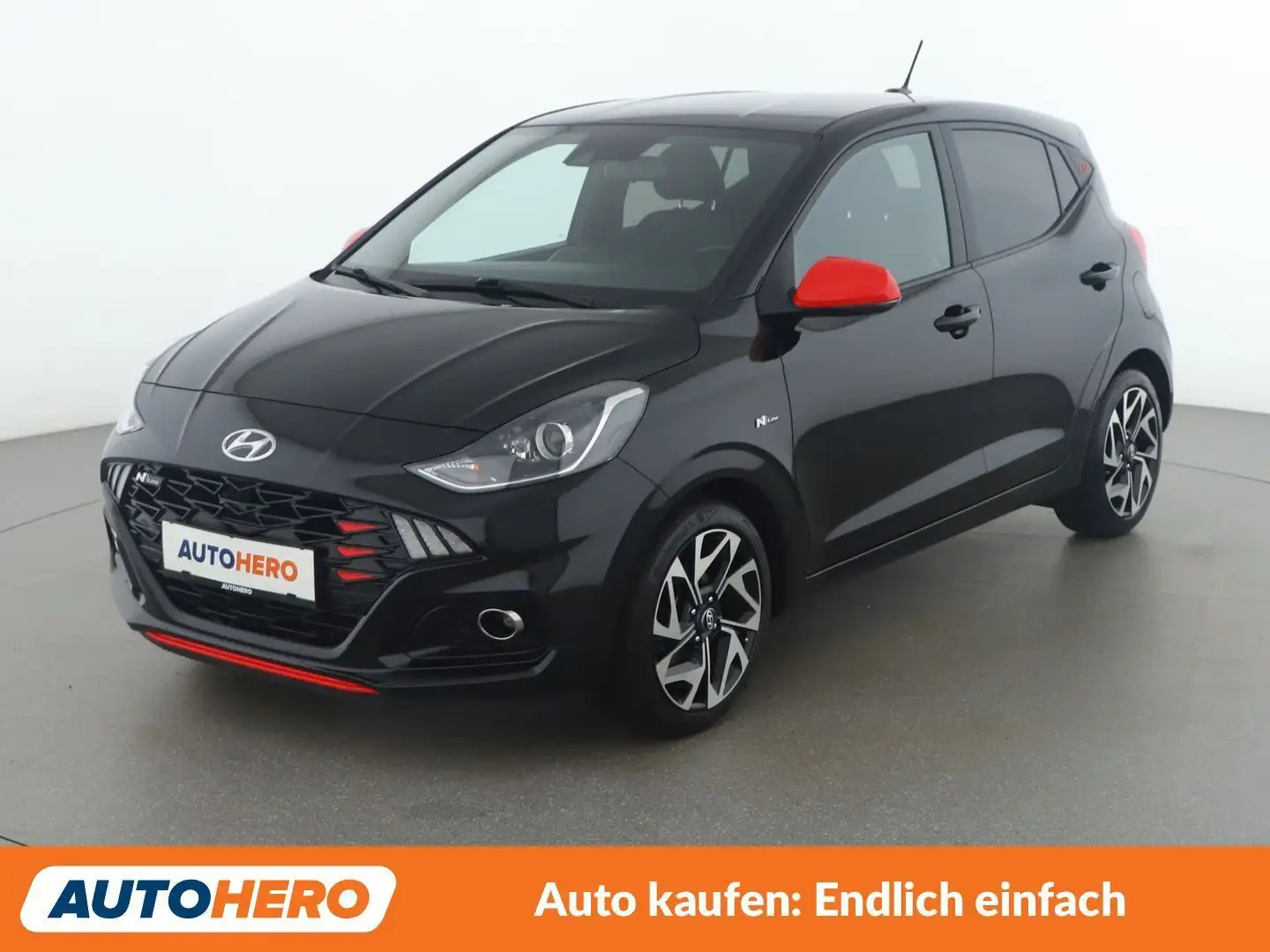 Hyundai i10 1.0 TGDI N Line Schwarz - 1