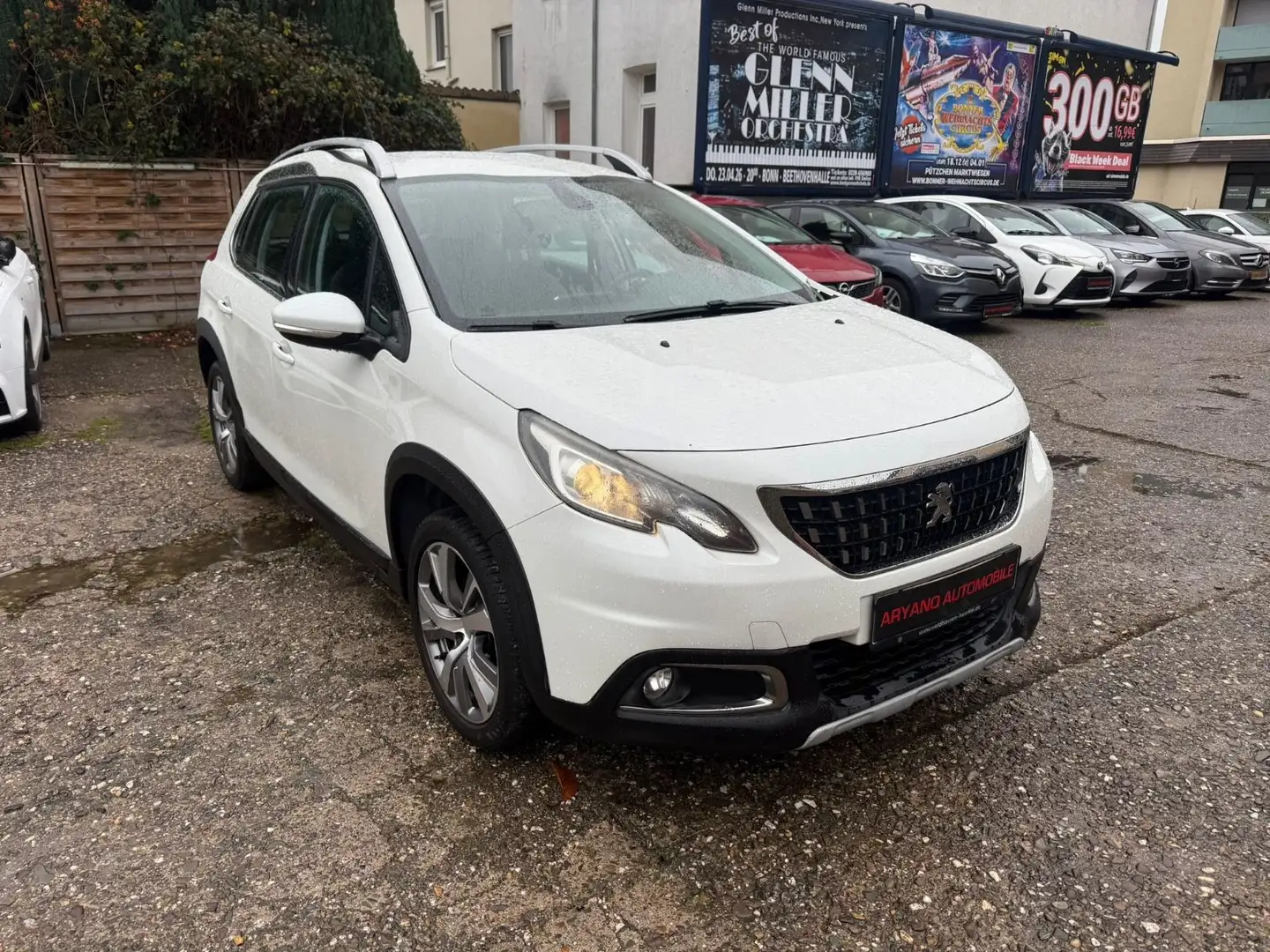 Peugeot 2008 Allure*Klima*Teilleder*LED*EU6*II Hand*Kame Blanc - 2