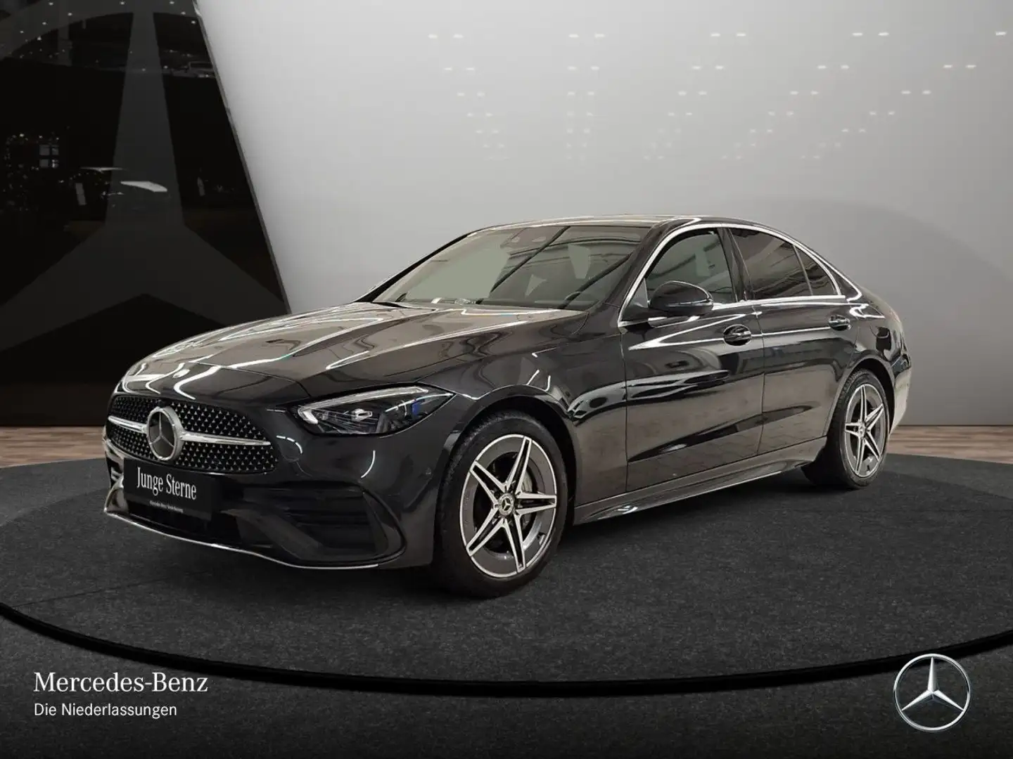 Mercedes-Benz C 300 e AMG+KAMERA+KEYLESS+9G Grau - 2