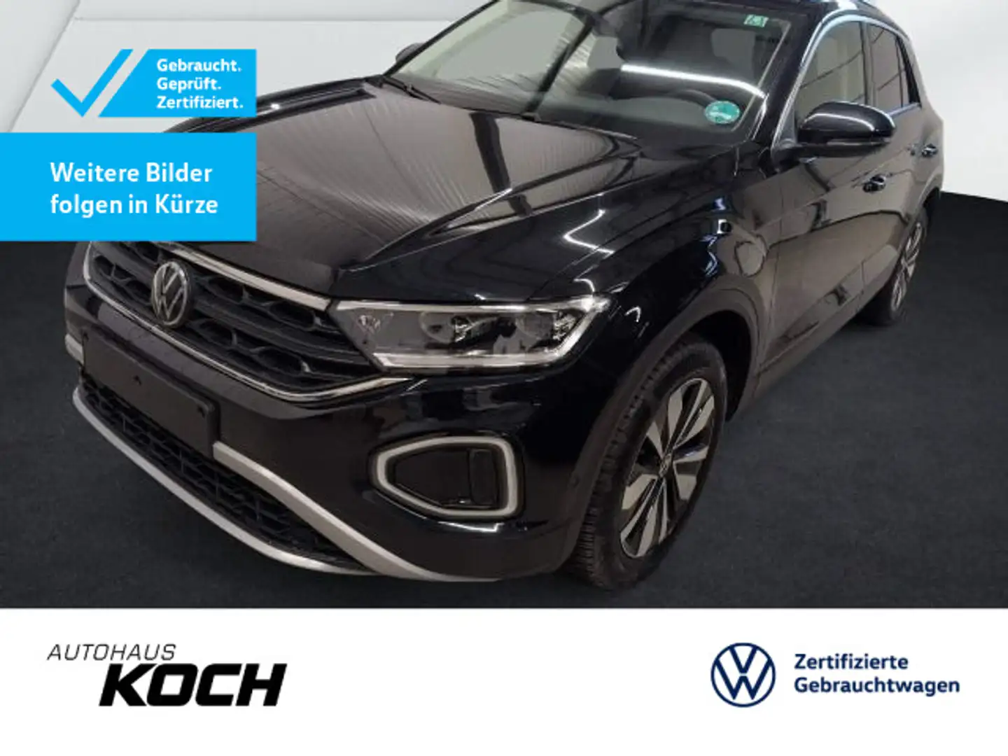 Volkswagen T-Roc 2,0TDI DSG GOAL Navi LED AHK Kamera Sitzhe Schwarz - 1