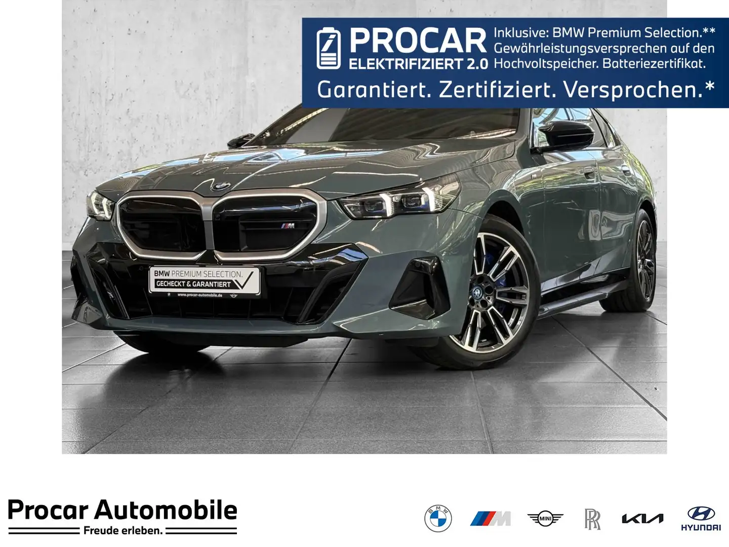 BMW i5 M60 xDrive DA Prof PA+ HuD B/W AdapLED 360° Groen - 1