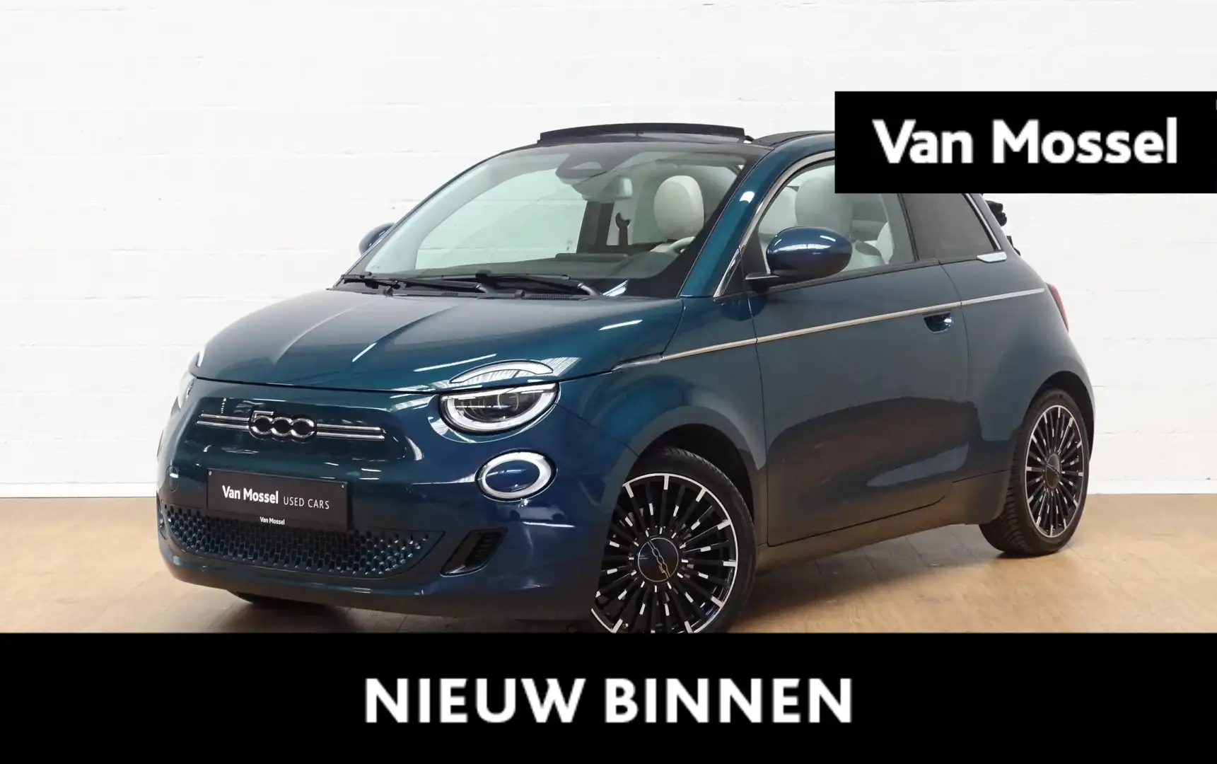 Fiat 500e 500e 42 kWh La Prima Blauw - 1