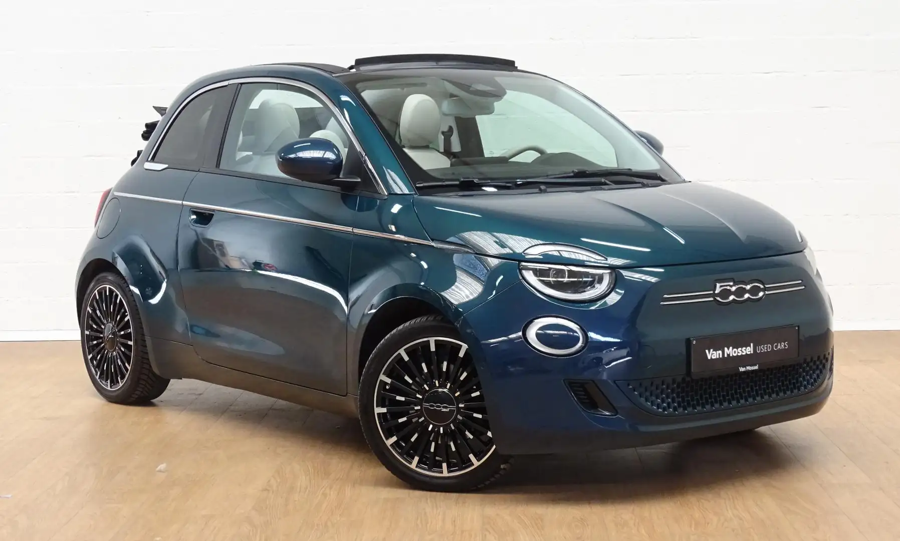 Fiat 500e 500e 42 kWh La Prima Blauw - 2