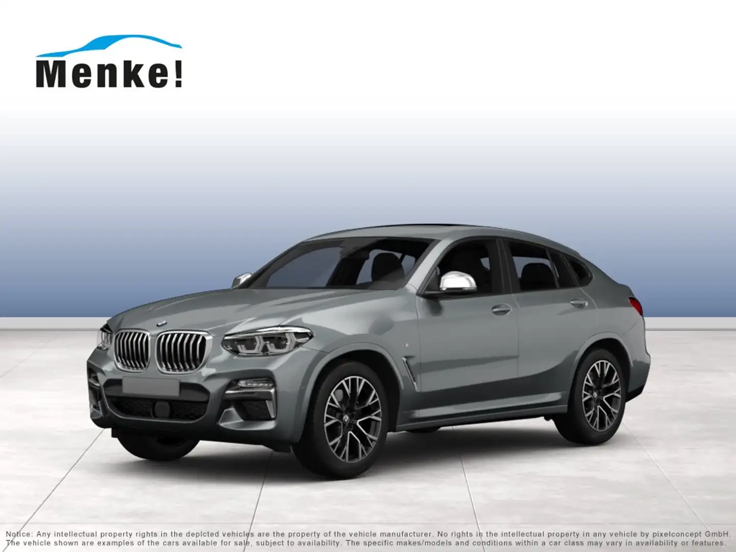 BMW X4 M 40d Head-Up HK HiFi DAB LED WLAN Pano.Dach Gris - 1