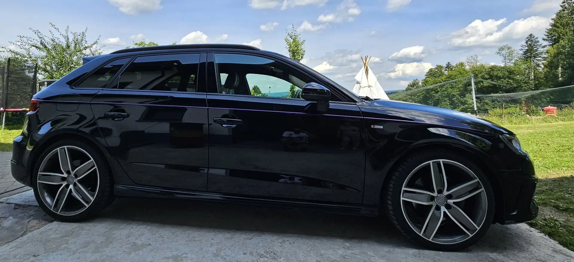Audi A3 A3 1.8 TFSI Limousine quattro Stronic Sline Sport Noir - 1