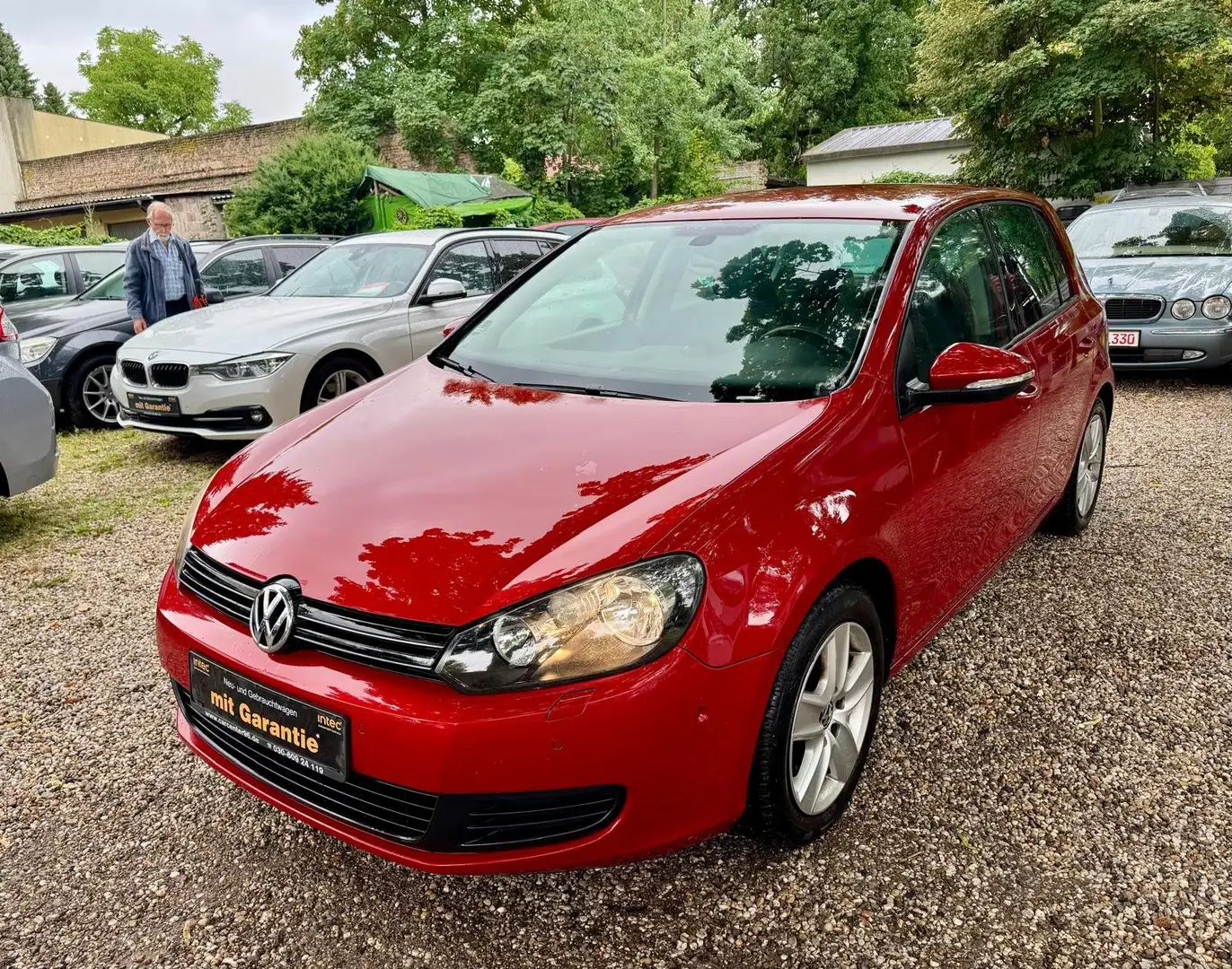 Volkswagen Golf 1.4 TSI DSG Navigation Klima II.Hand PDC  Euro 5 Rot - 1