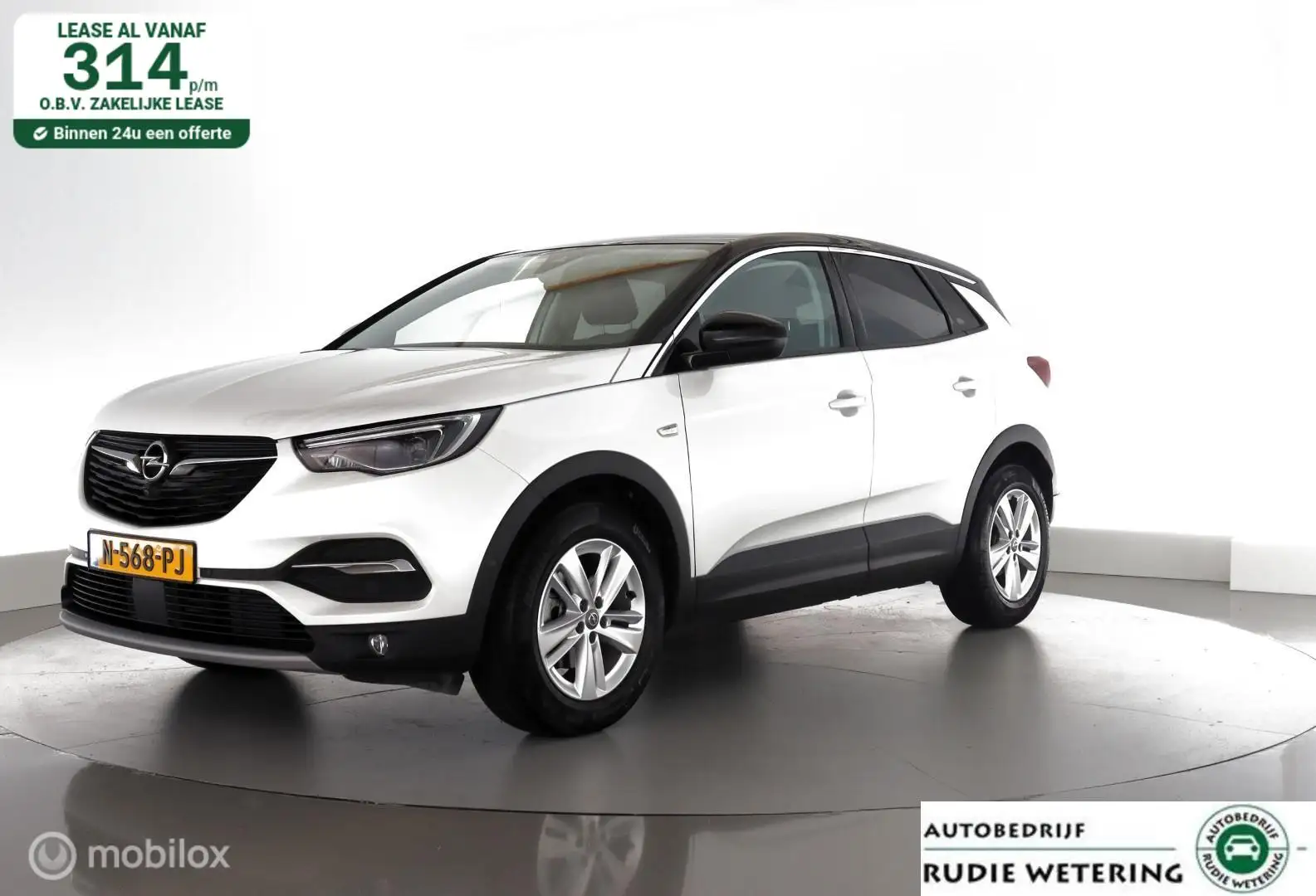 Opel Grandland X 1.2 T automaat Business Elegance leder|winter|nav| Blanc - 1