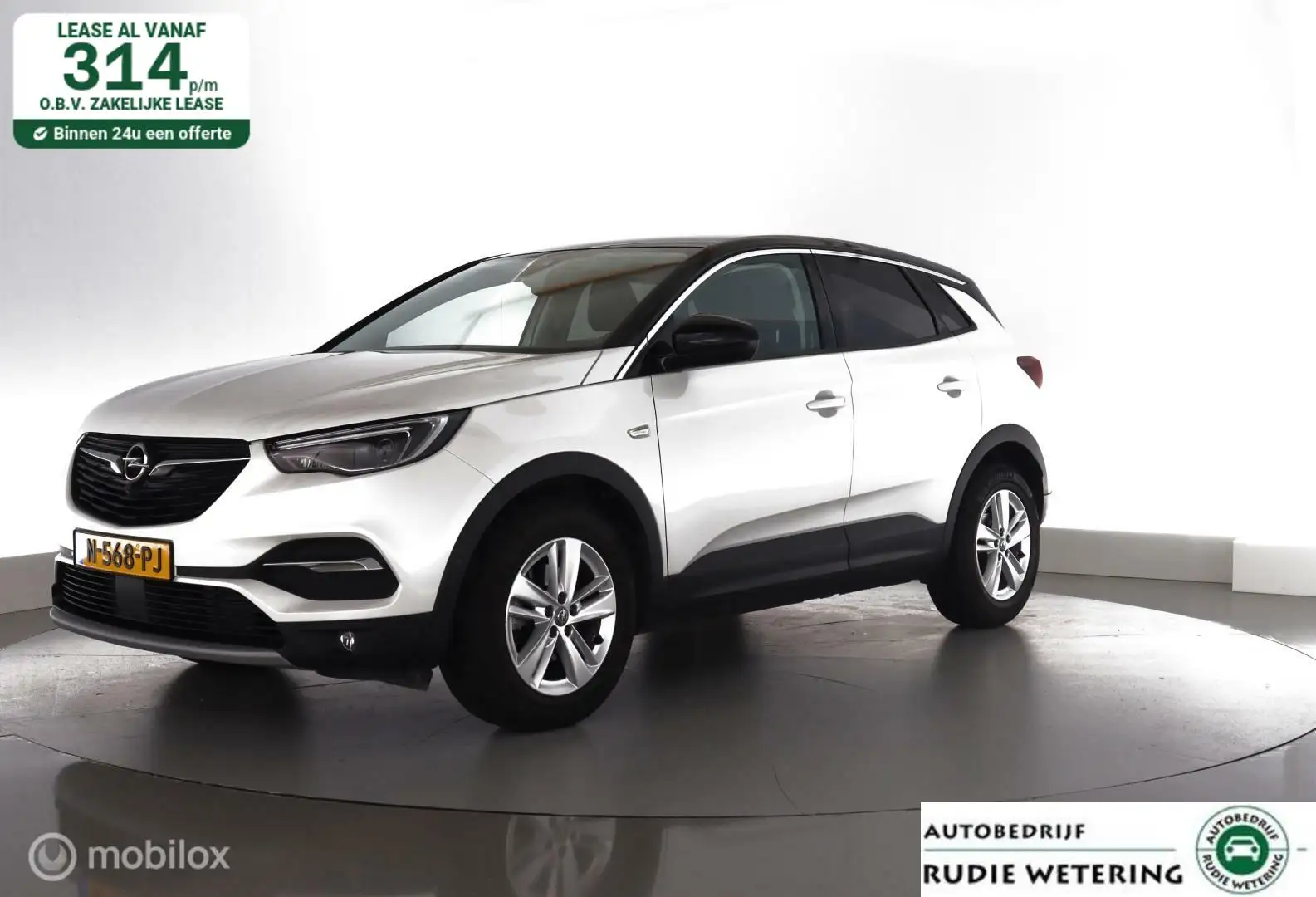 Opel Grandland X 1.2 T automaat Business Elegance leder|winter|nav| Weiß - 1
