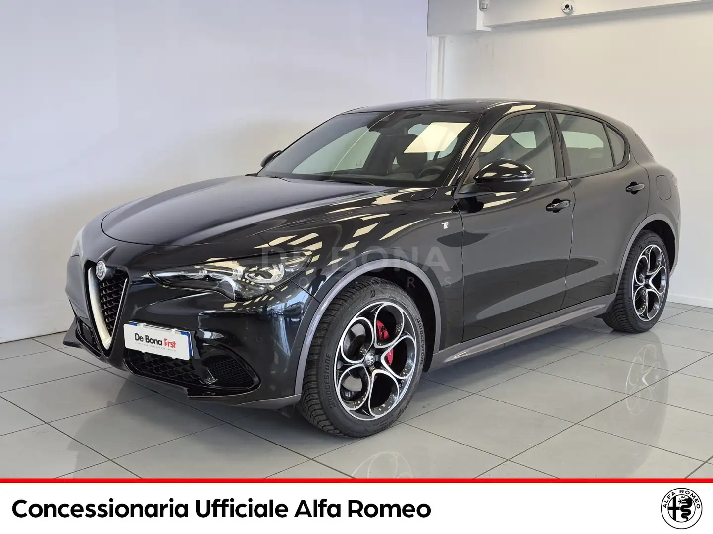 Alfa Romeo Stelvio 2.2 t ti rwd 160cv auto Schwarz - 1