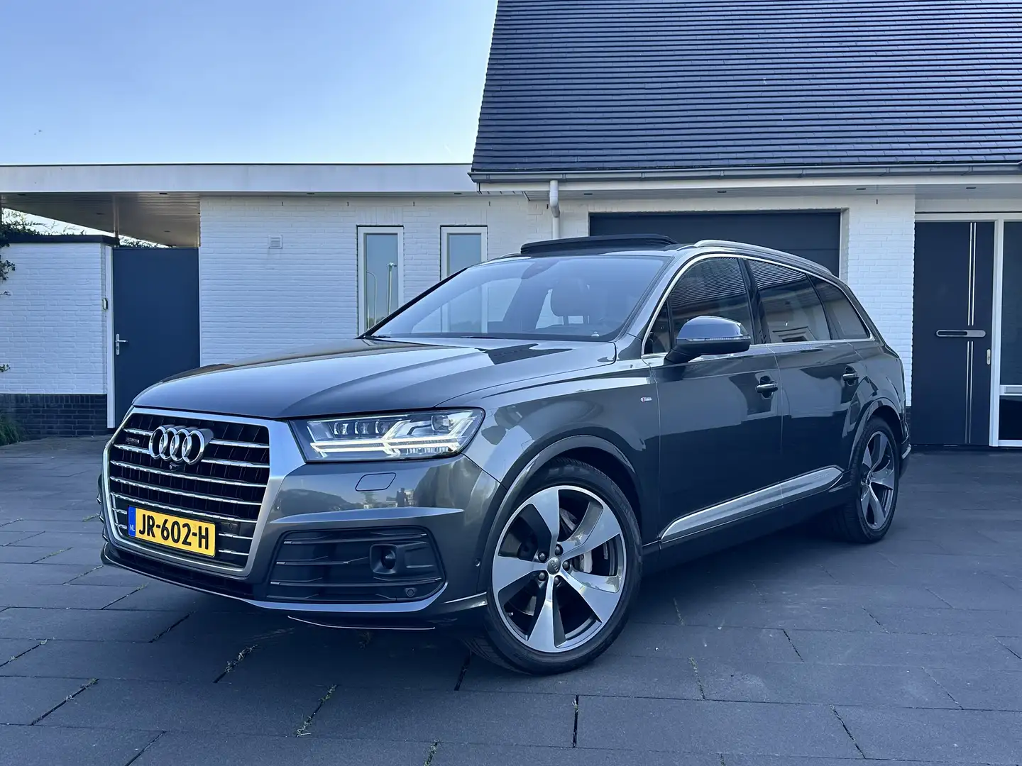 Audi Q7 Q7 3.0 TFSI q Pro L+ 7p FULL OPTION Gris - 1