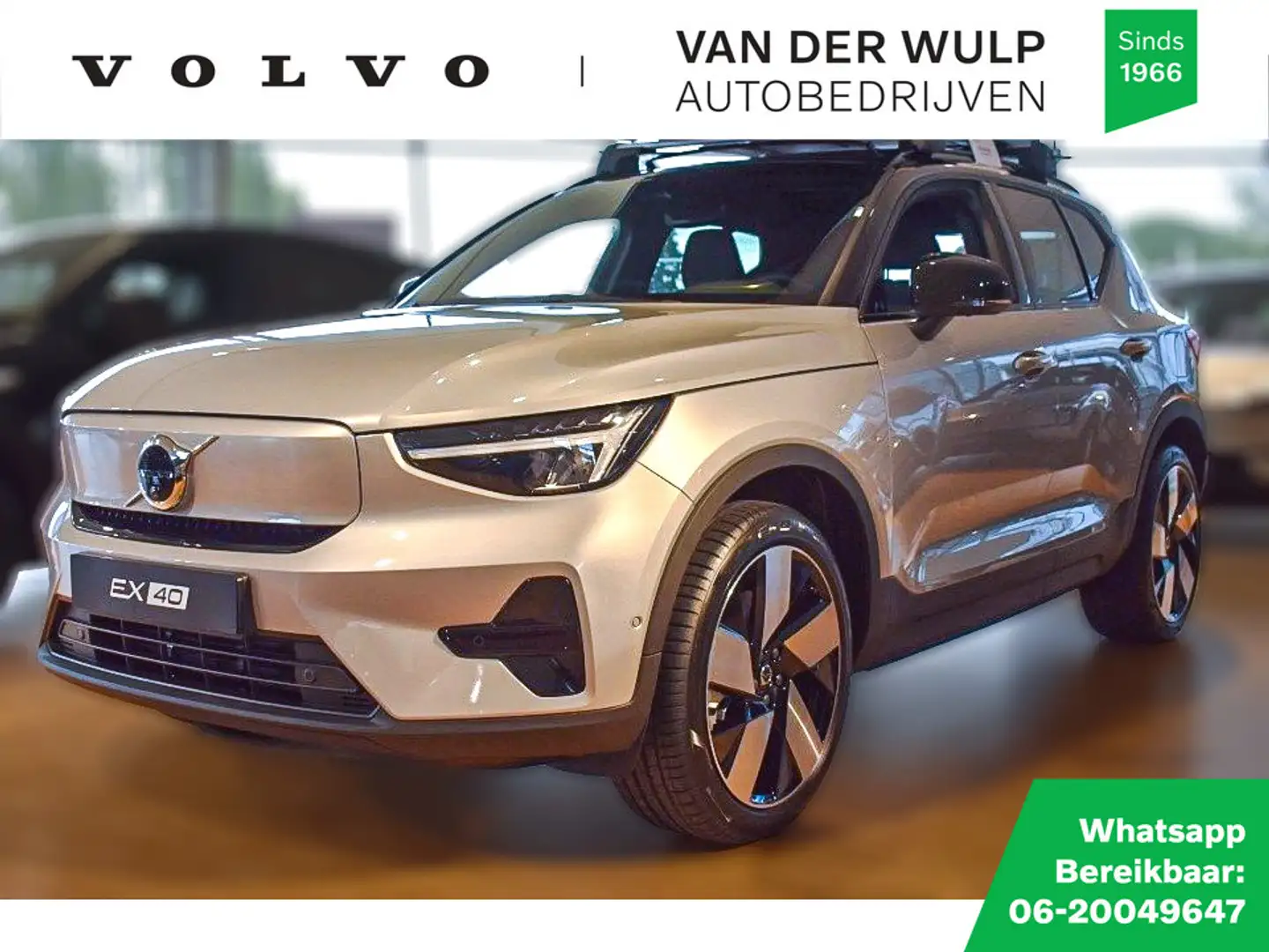 Volvo EX40 Extended Range 252PK/82kWh Ultra Dark | Schuifdak Zilver - 1